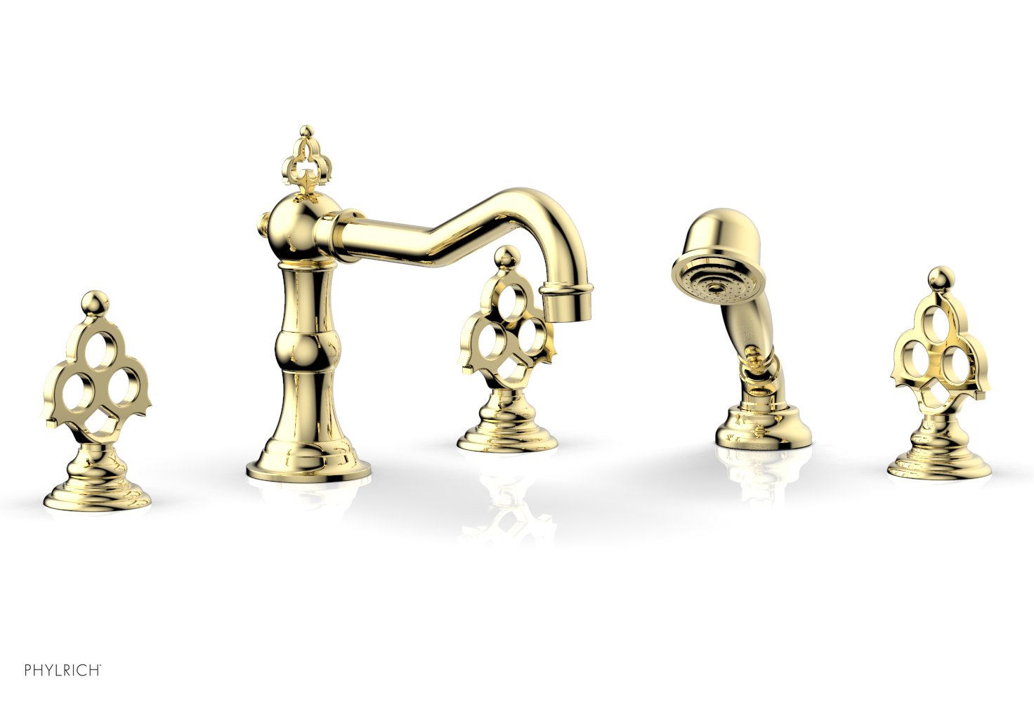Phylrich MAISON Deck Tub Set with Hand Shower