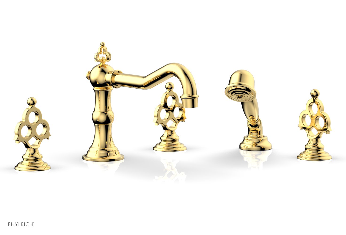 Phylrich MAISON Deck Tub Set with Hand Shower