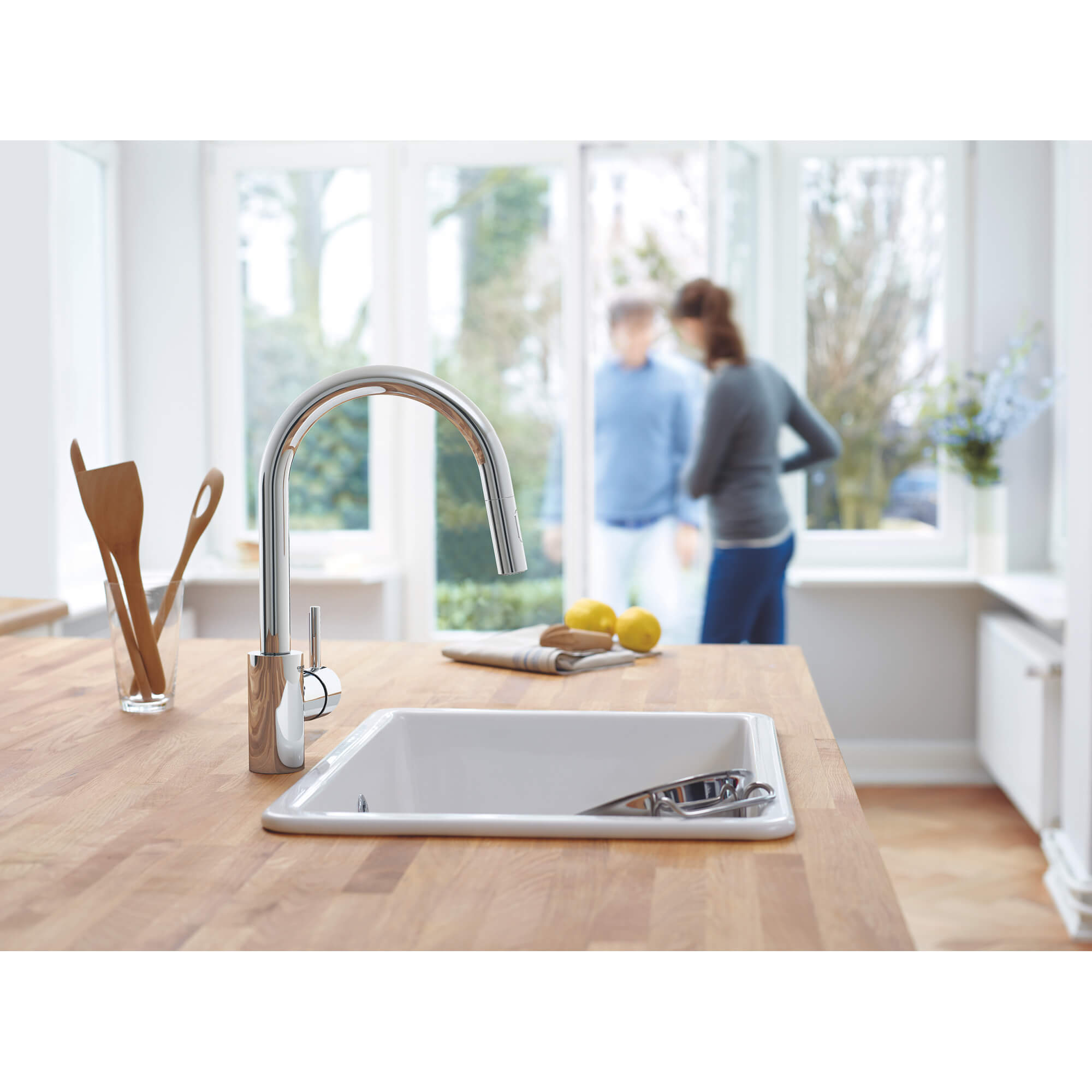 starlight chrome kitchen faucet