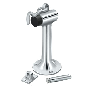 polished chrome floor mount bumper