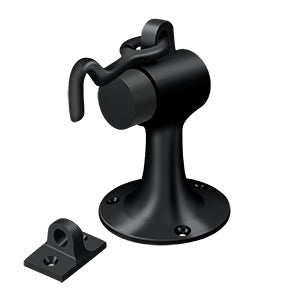 Deltana Solid Brass Floor Mount Bumper with Holder