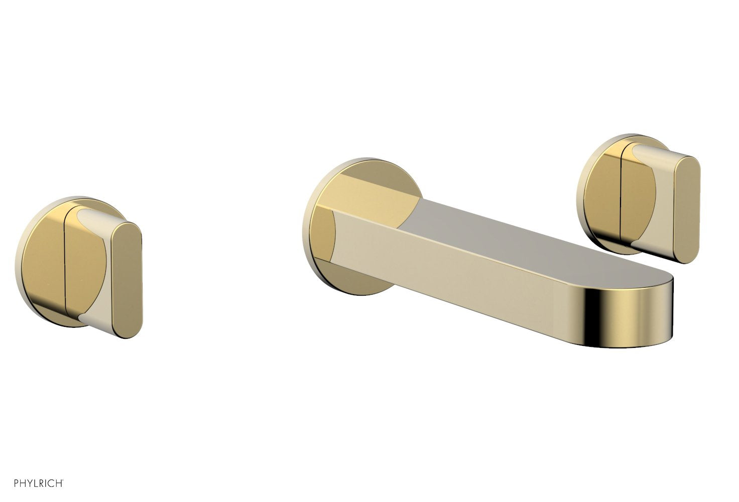Phylrich ROND Wall Lavatory Set - Blade Handles