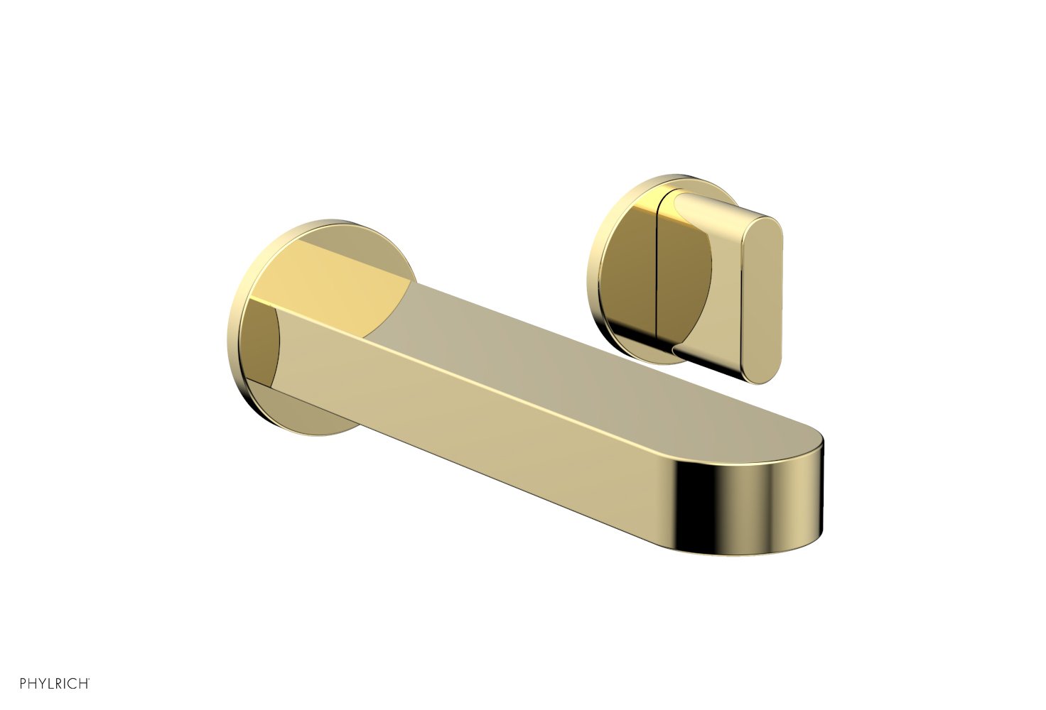 Phylrich ROND Single Handle Wall Lavatory Set - Blade Handles