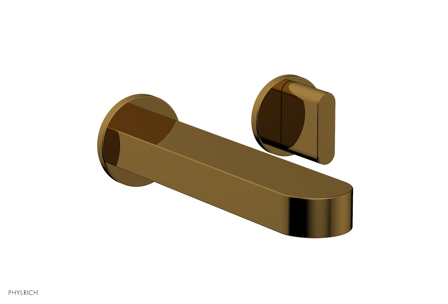 Phylrich ROND Single Handle Wall Lavatory Set - Blade Handles