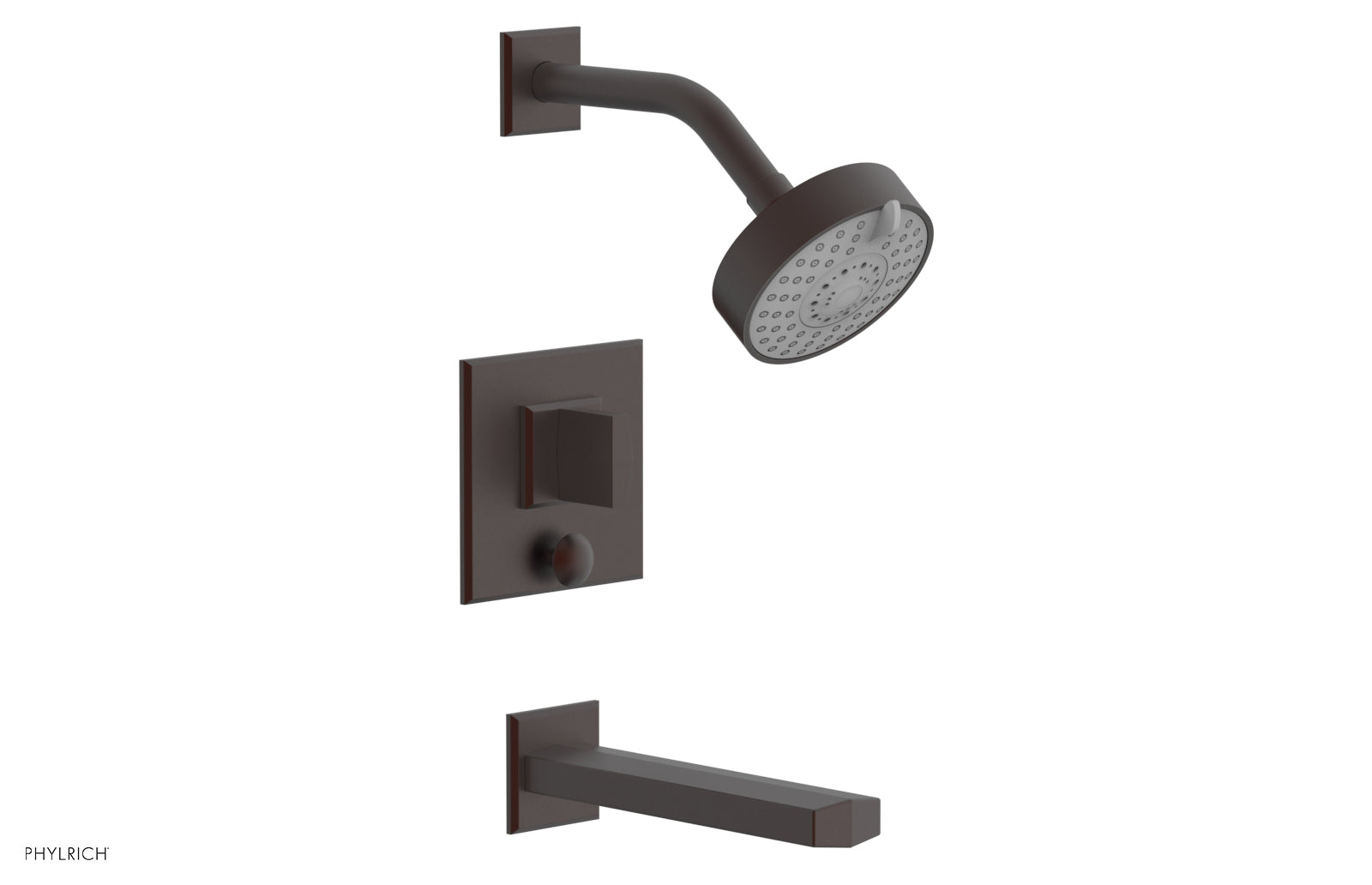 Phylrich DIAMA Pressure Balance Tub and Shower Set - Blade Handle