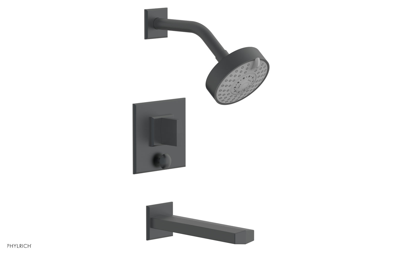 Phylrich DIAMA Pressure Balance Tub and Shower Set - Blade Handle
