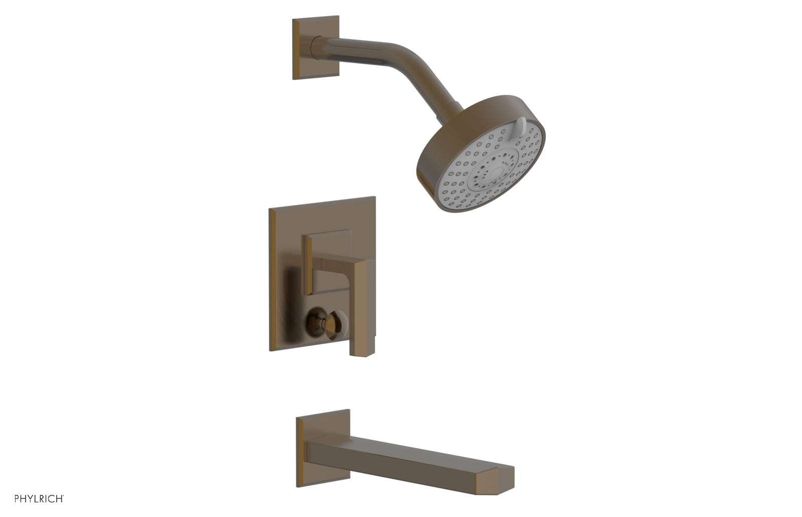 Phylrich DIAMA Pressure Balance Tub and Shower Set - Lever Handle