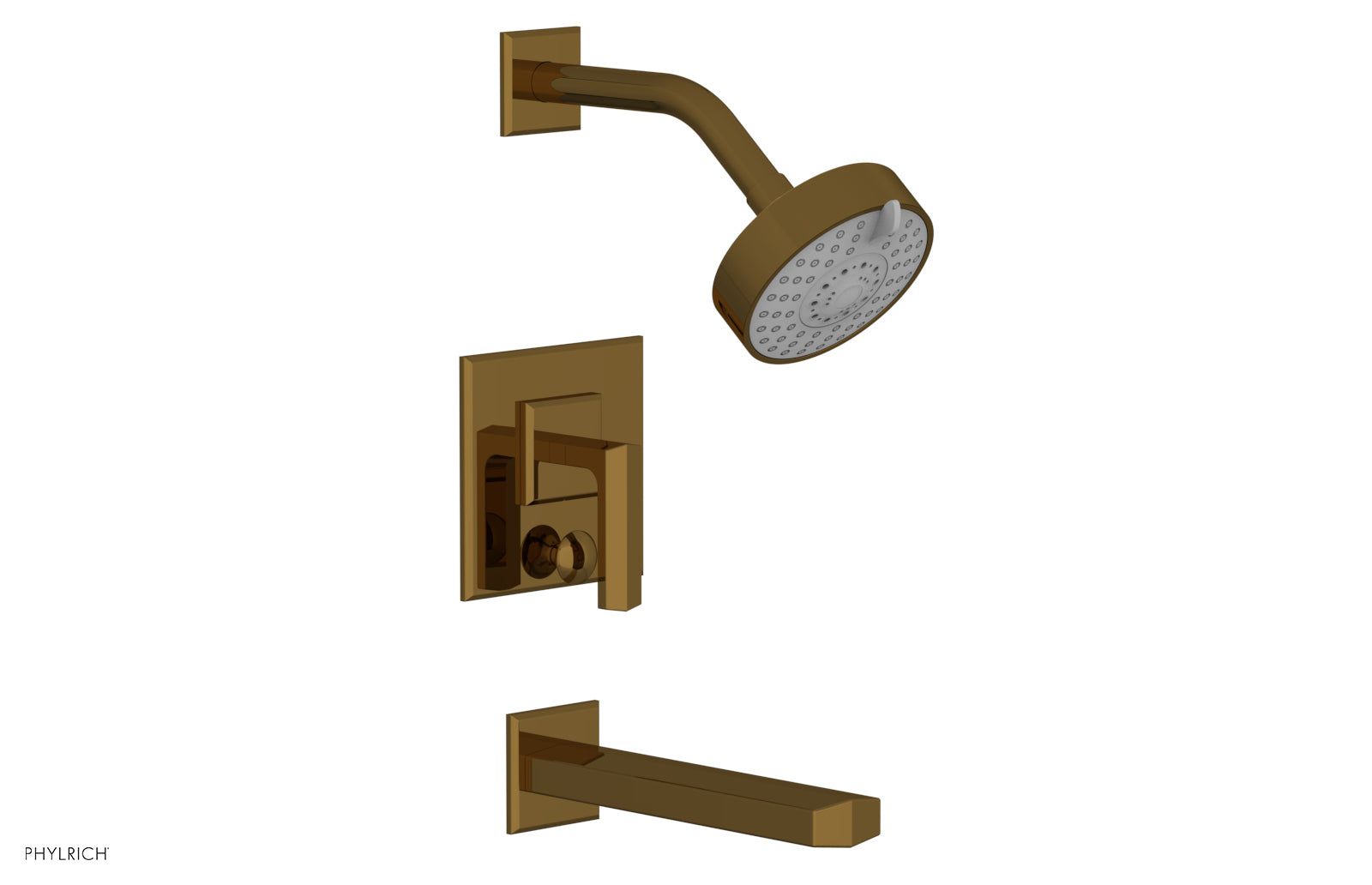 Phylrich DIAMA Pressure Balance Tub and Shower Set - Lever Handle
