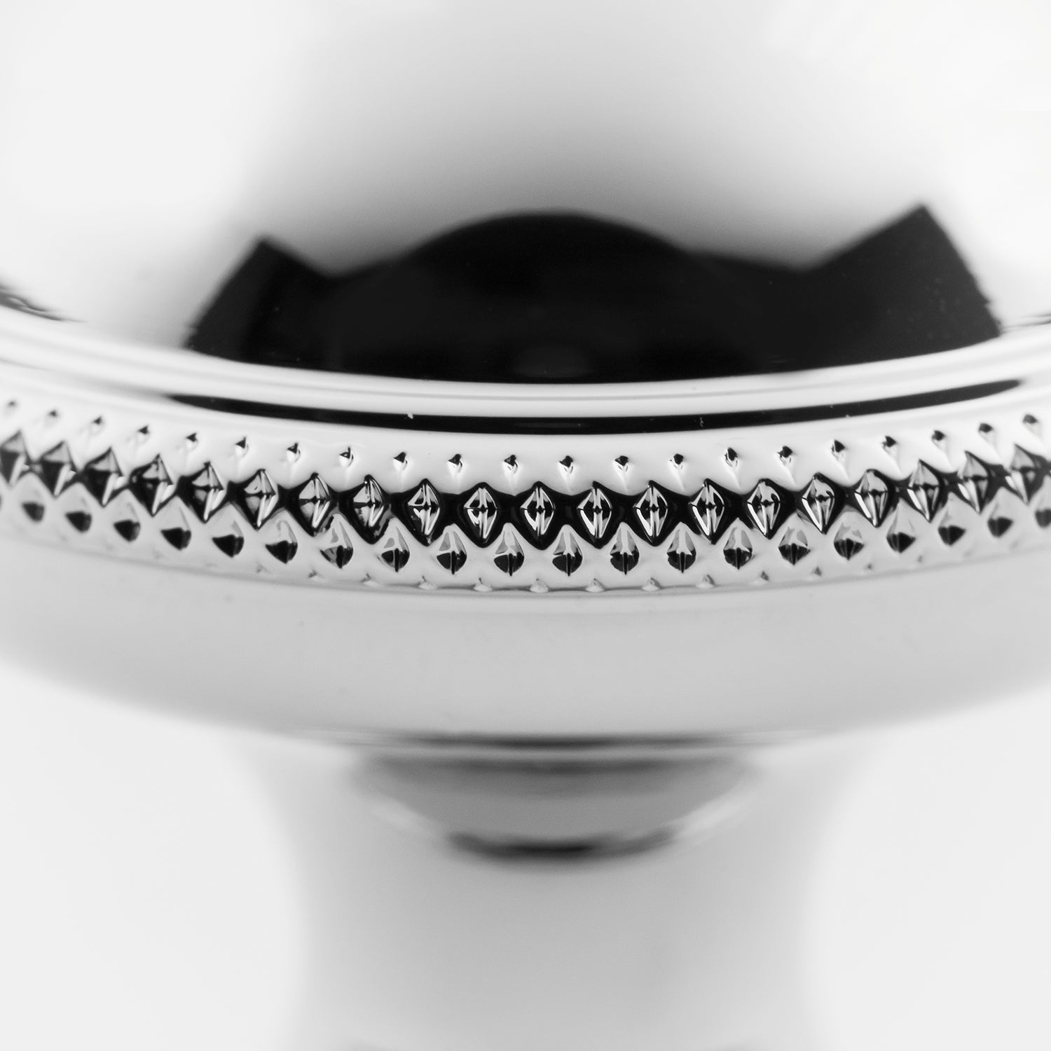 polished chrome knob