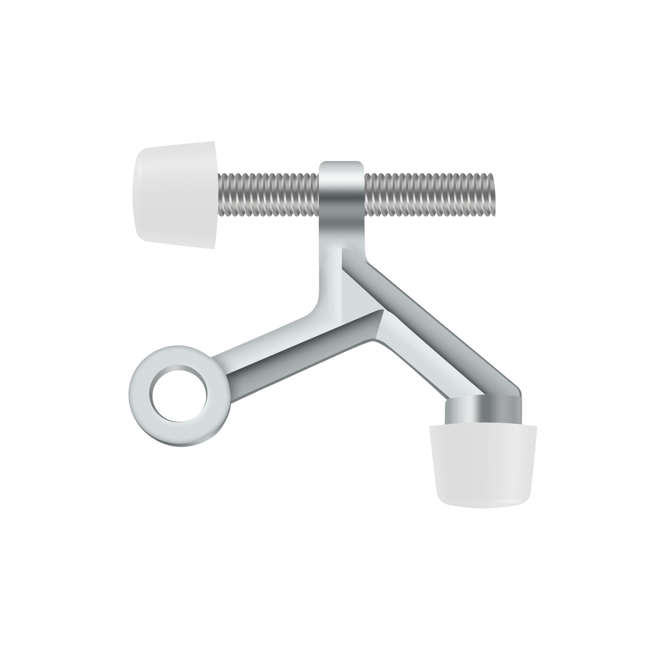 polished chrome pin stop
