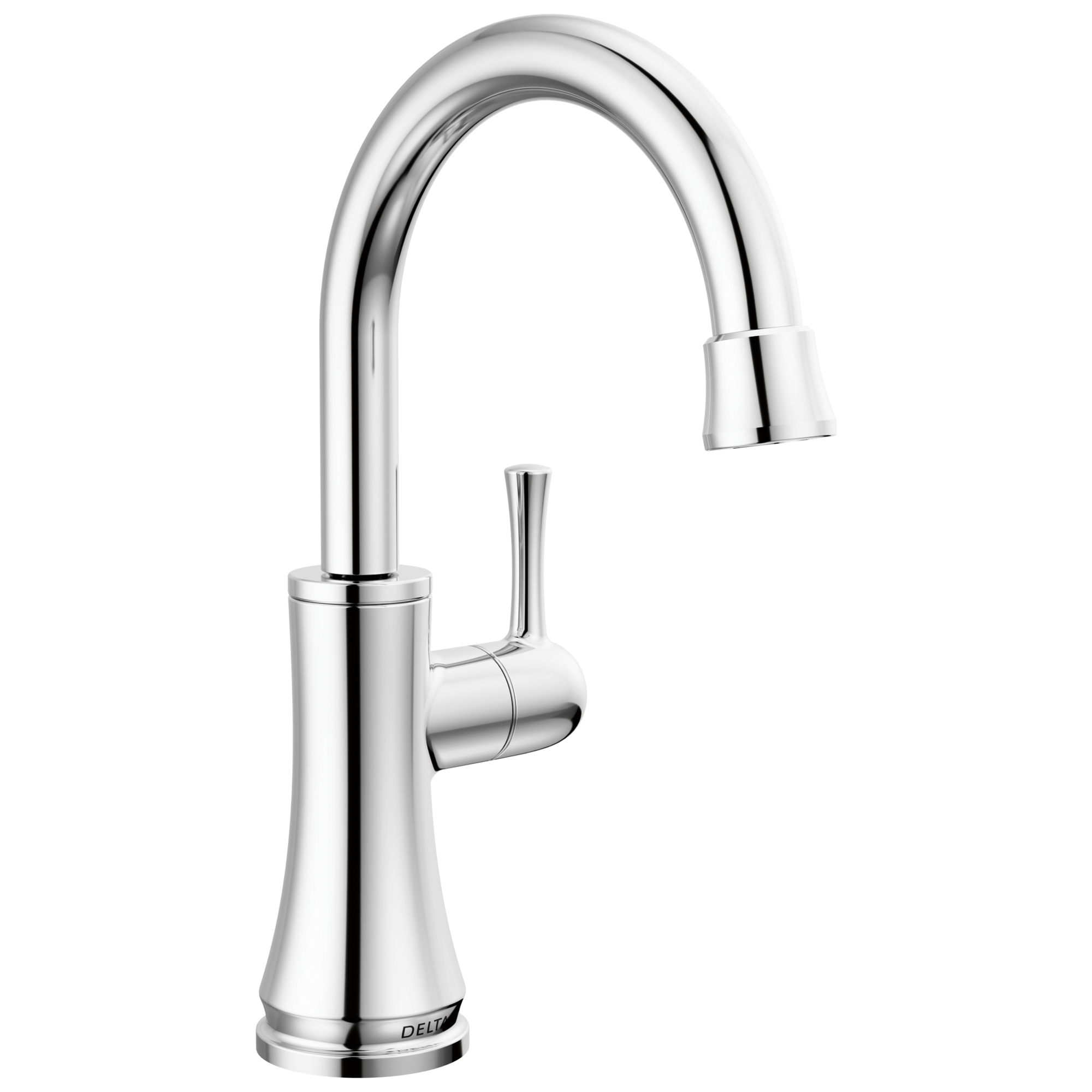 chrome kitchen faucet
