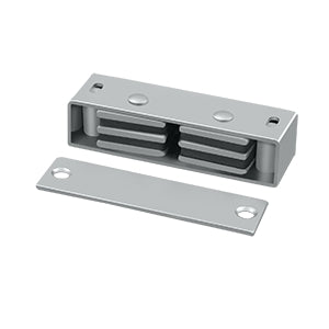 brushed chrome magnetic catch
