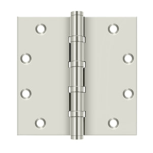 Deltana 5" x 5" Square Hinges, Ball Bearings