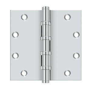 polished chrome hinges
