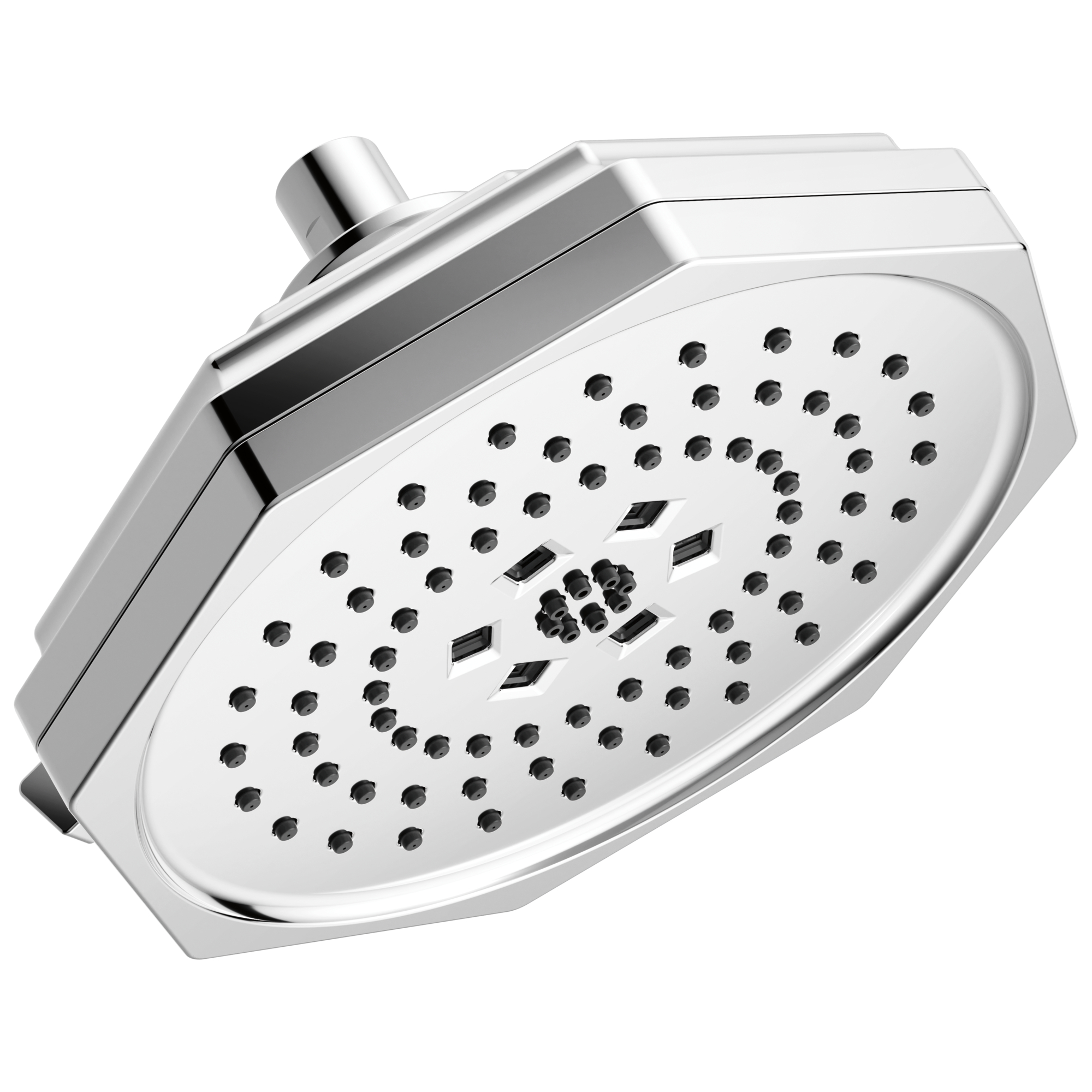 chrome shower head