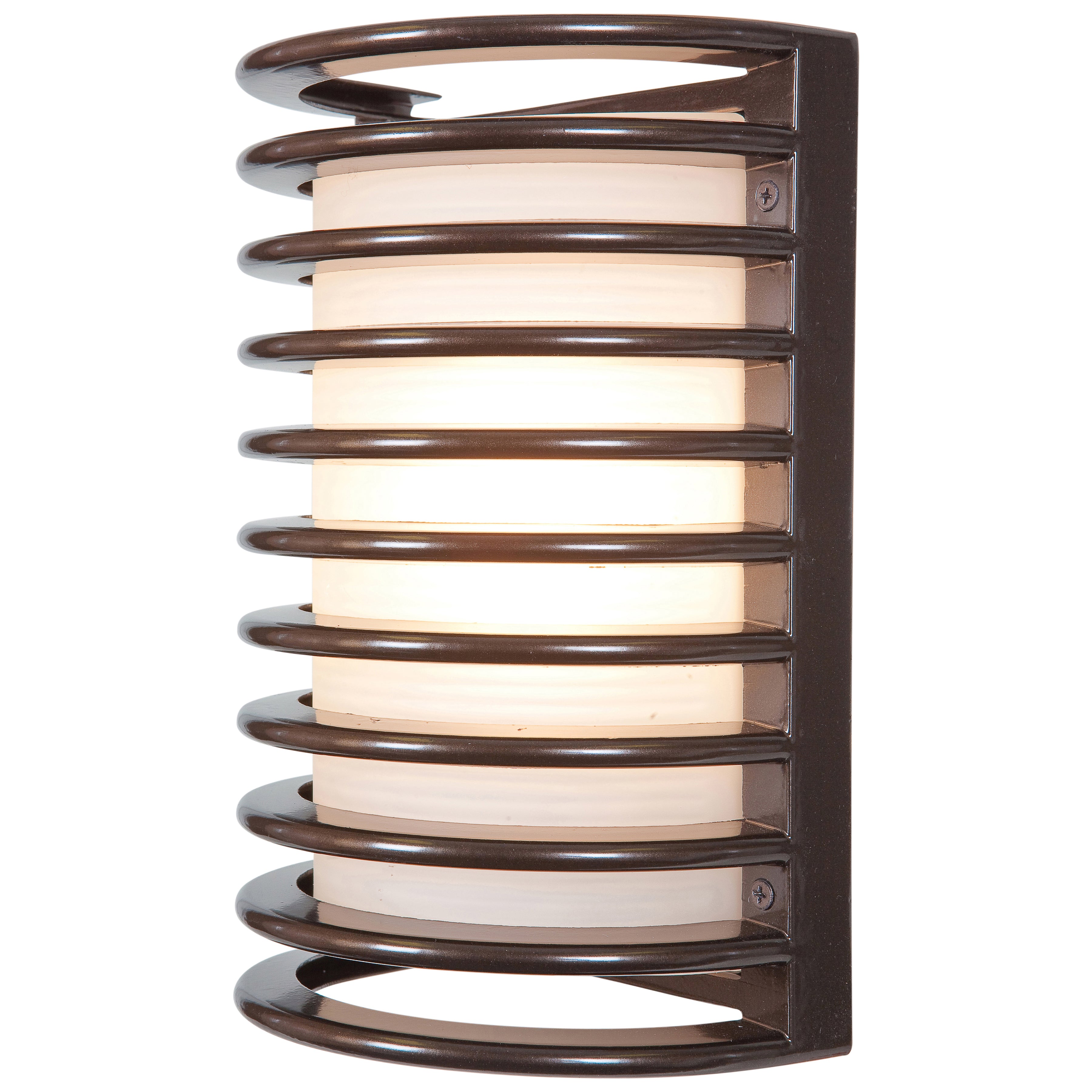 bronze led wall mount