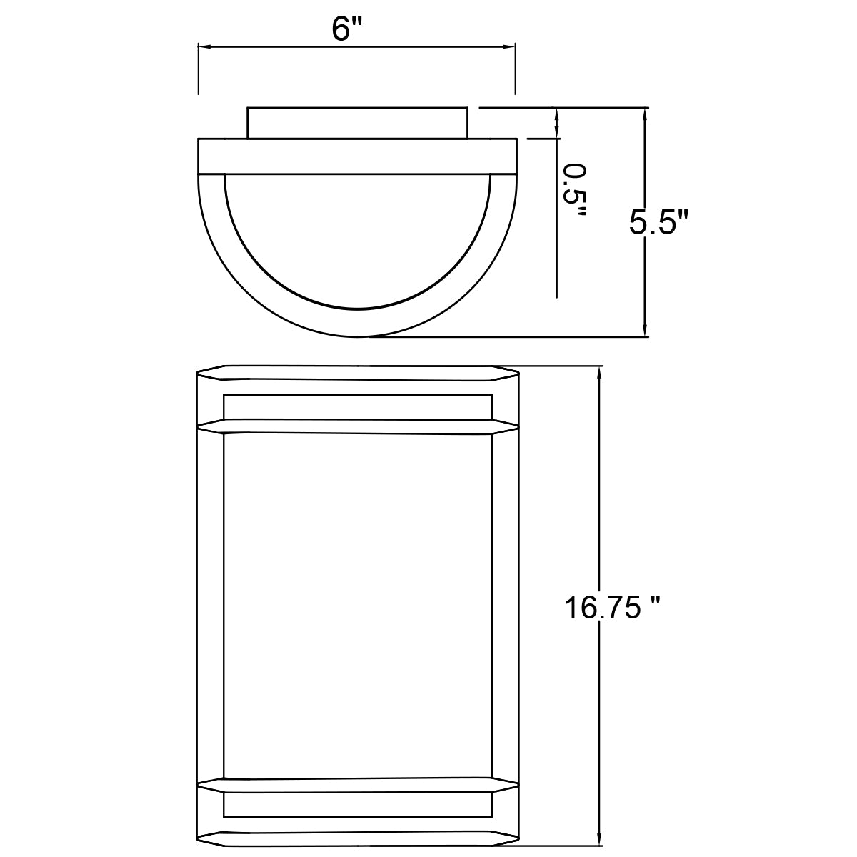 bronze led wall mount