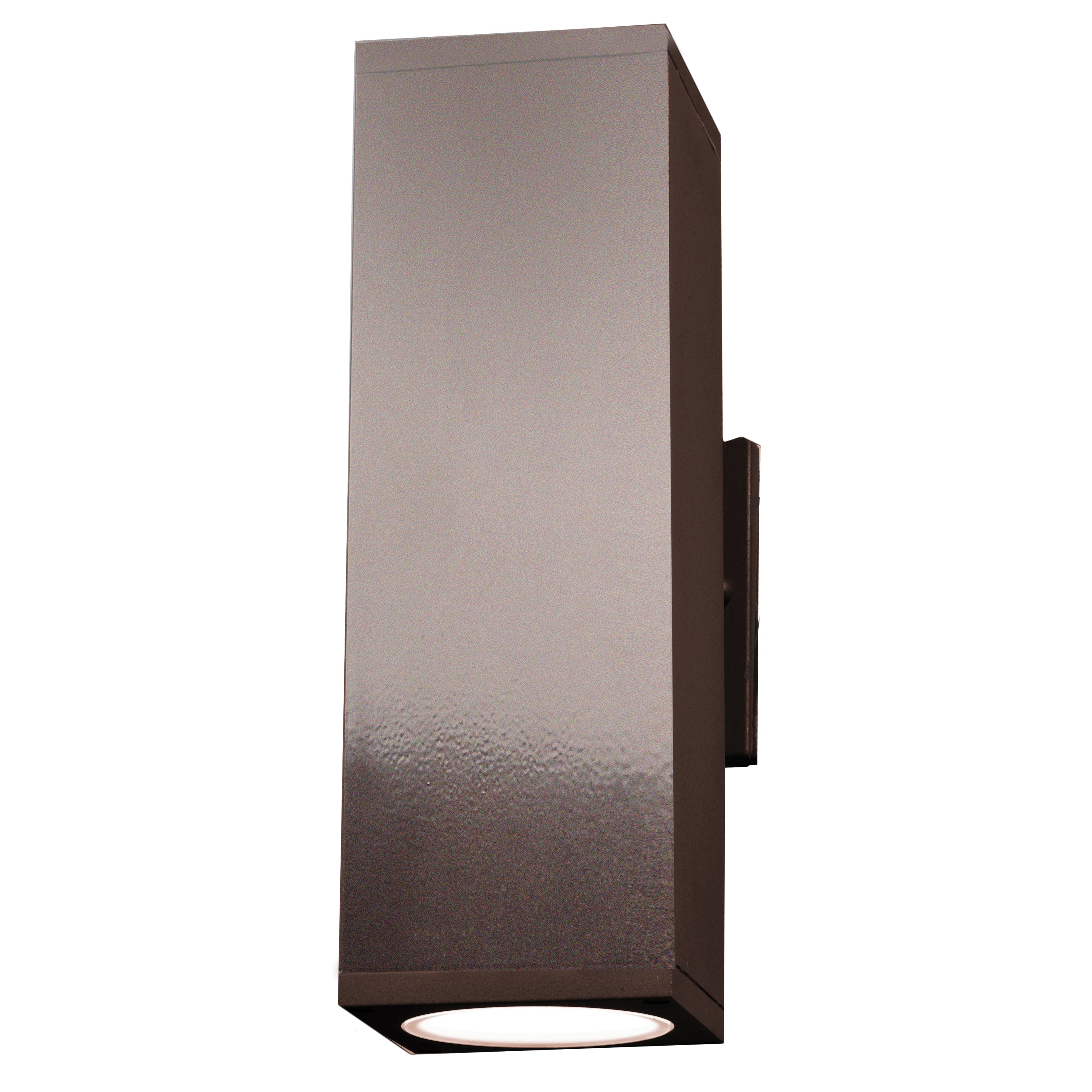 bronze led wall mount