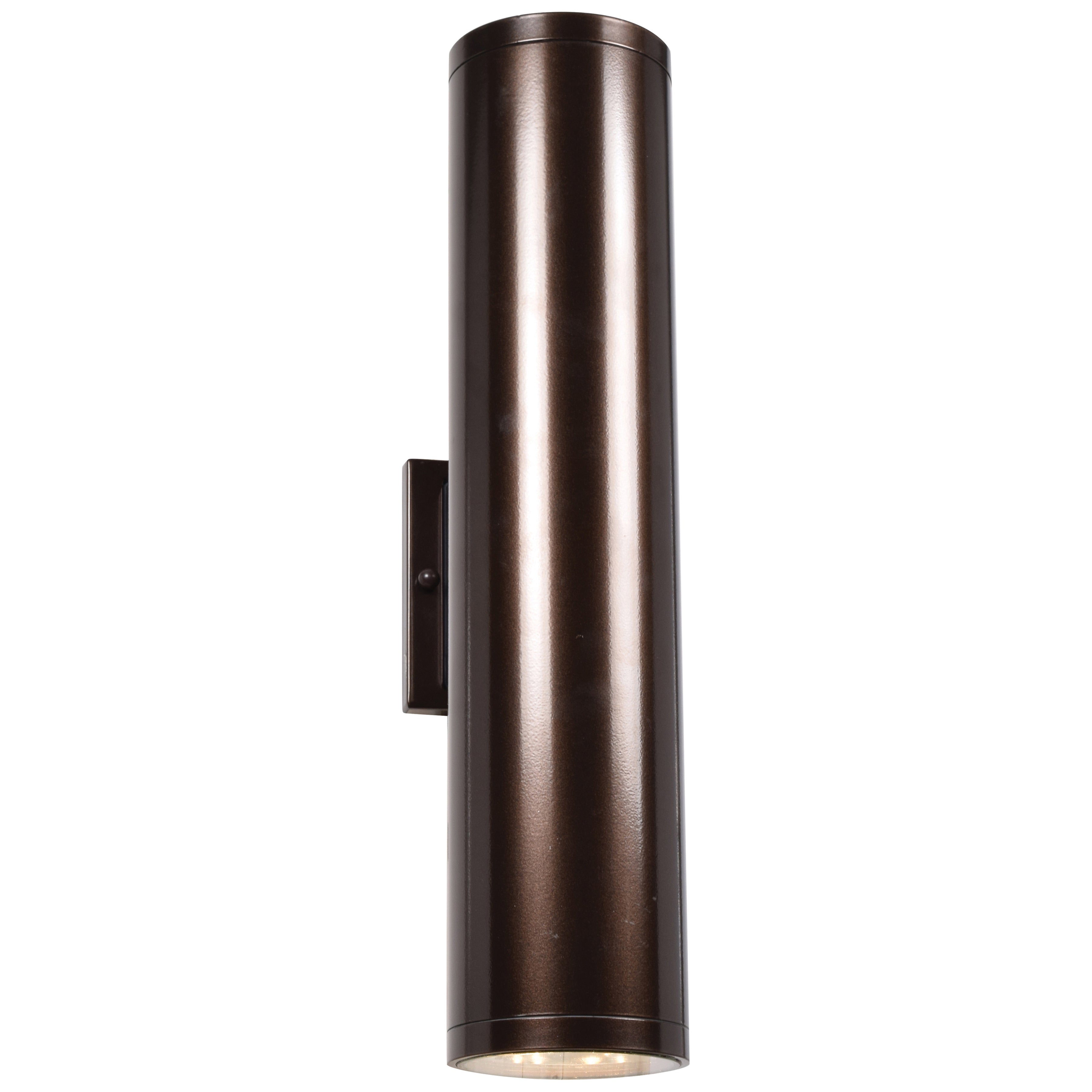 bronze led wall mount
