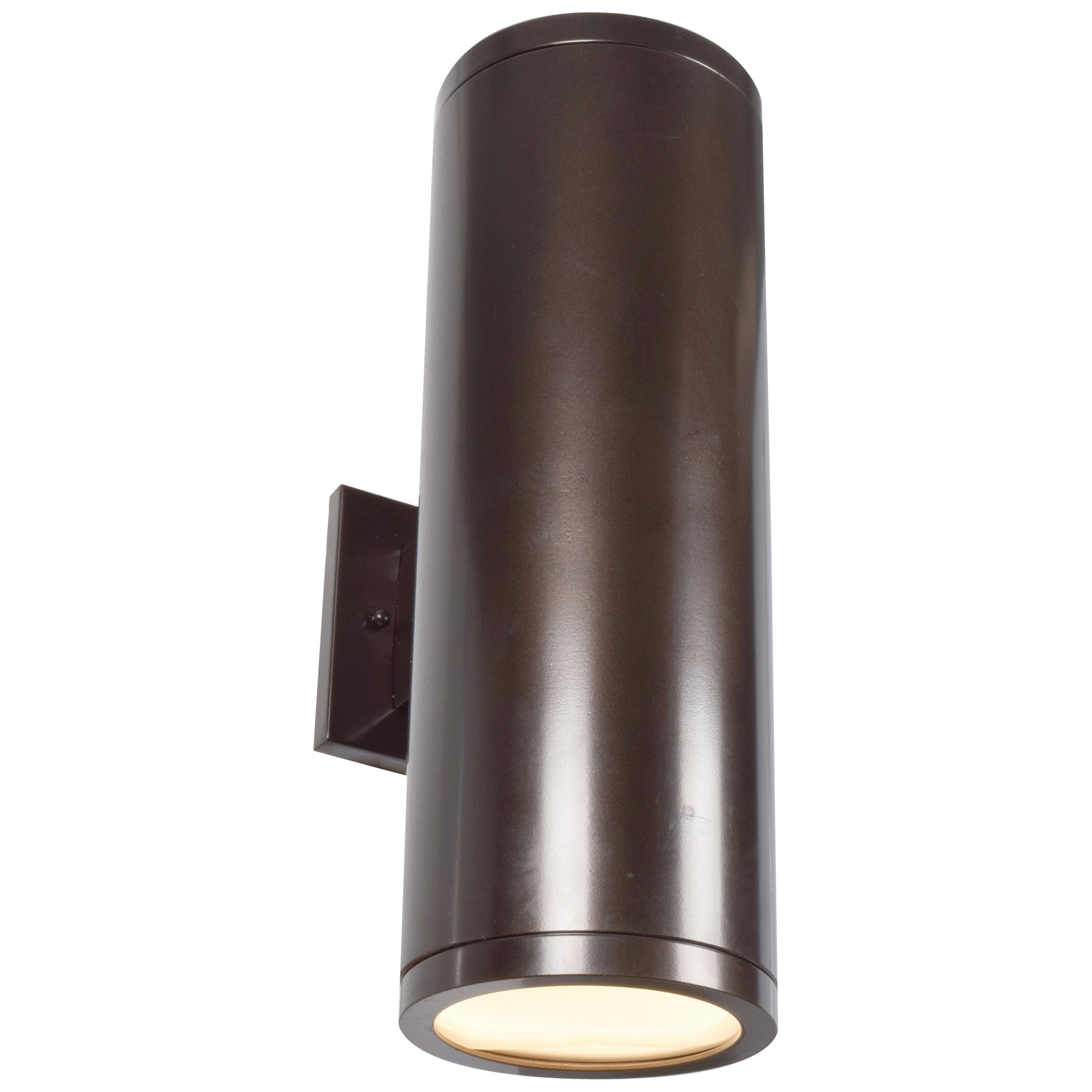 bronze led wall mount