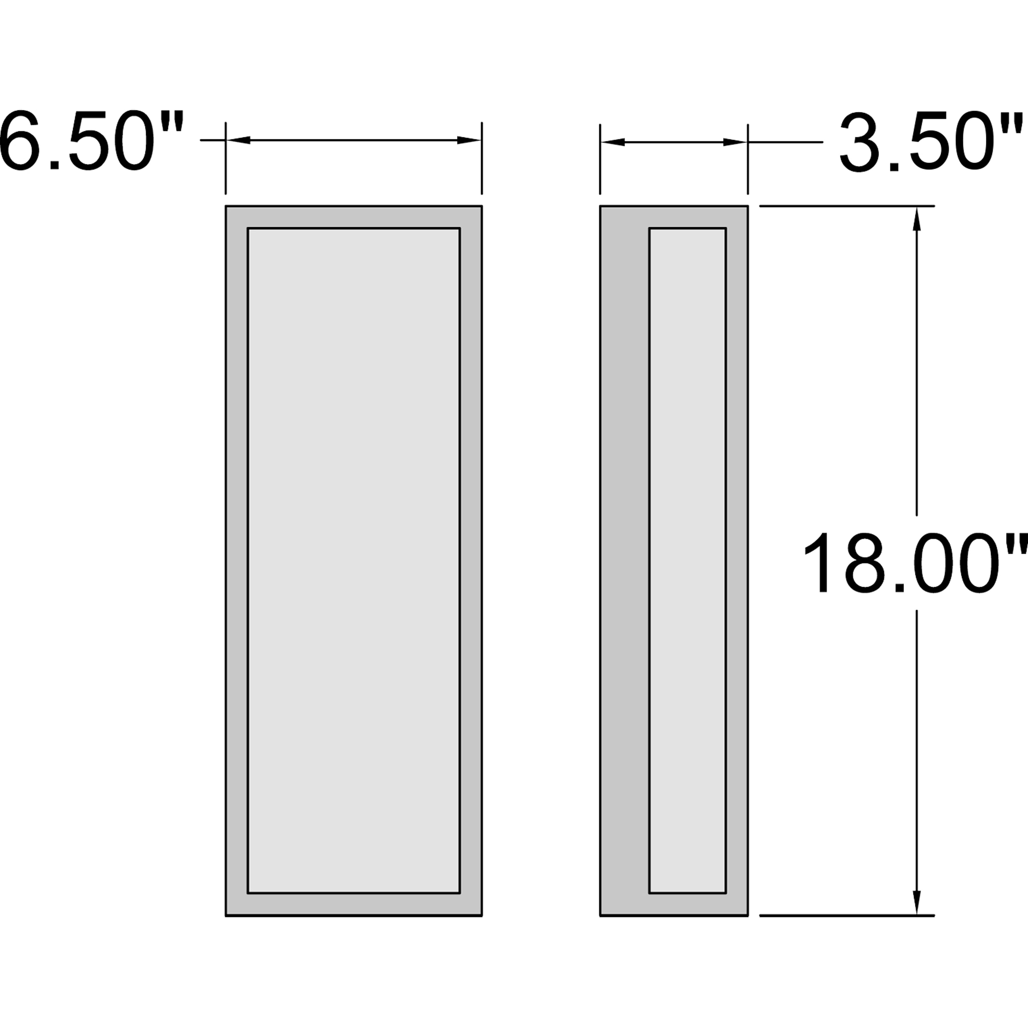 bronze led wall mount