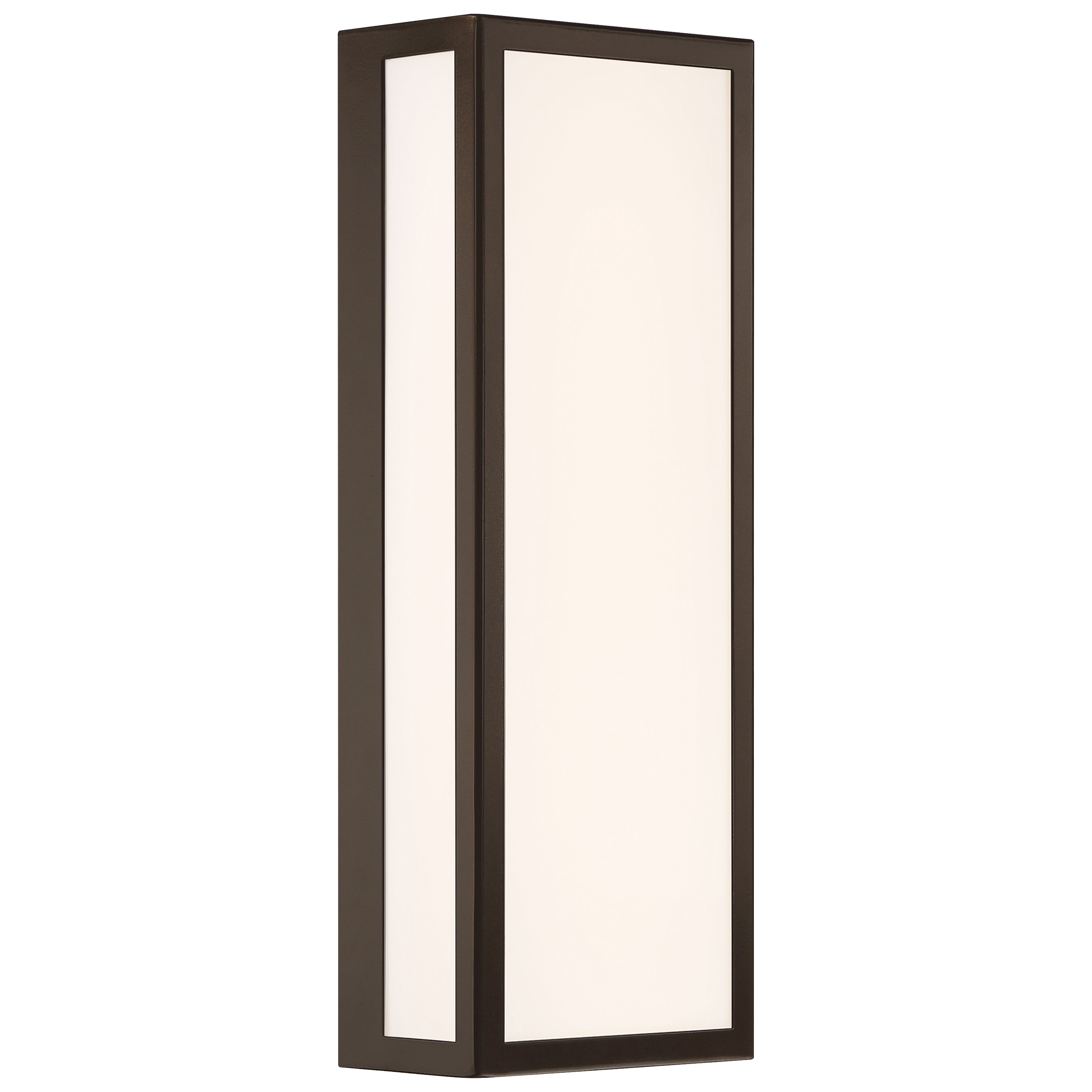 bronze led wall mount