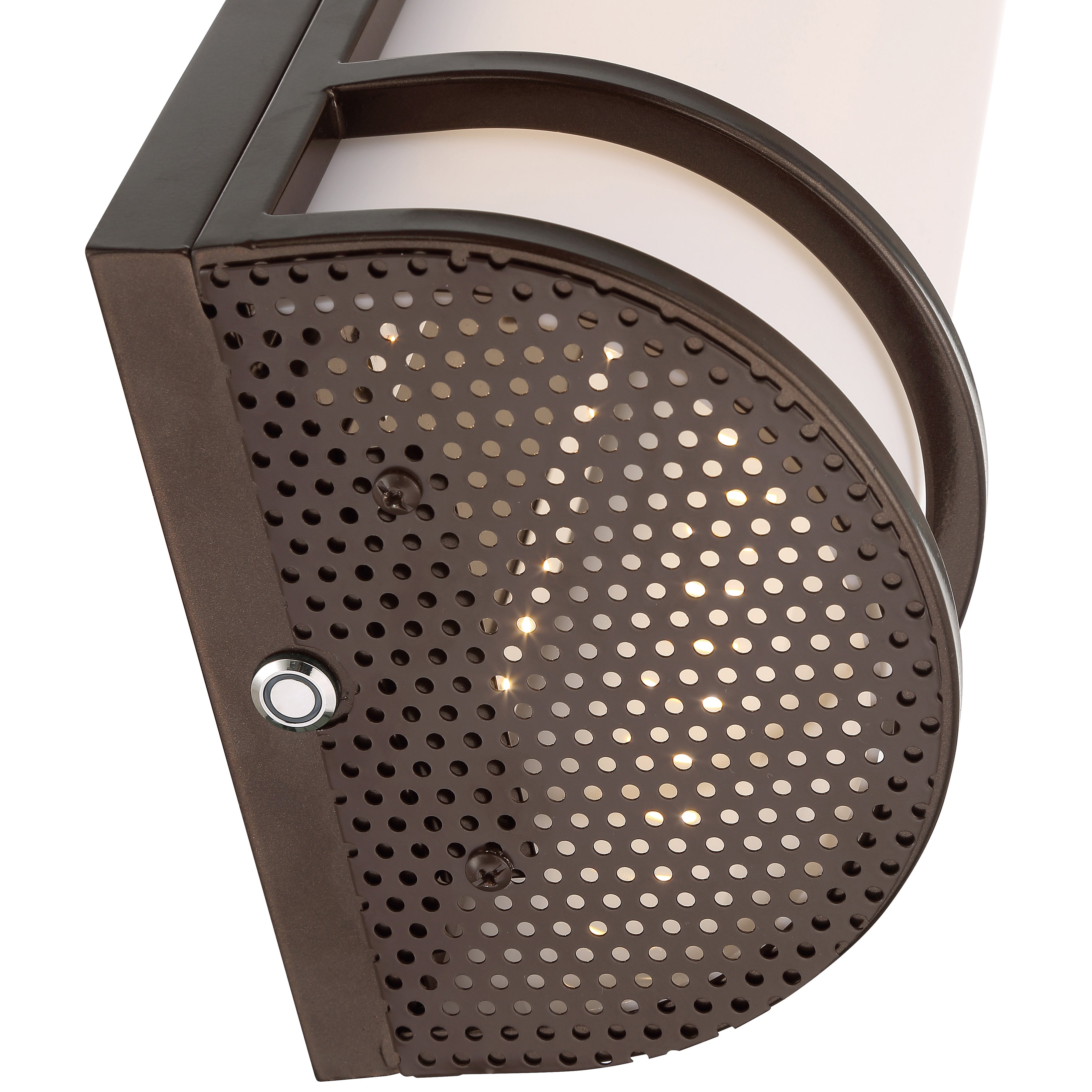bronze led wall mount