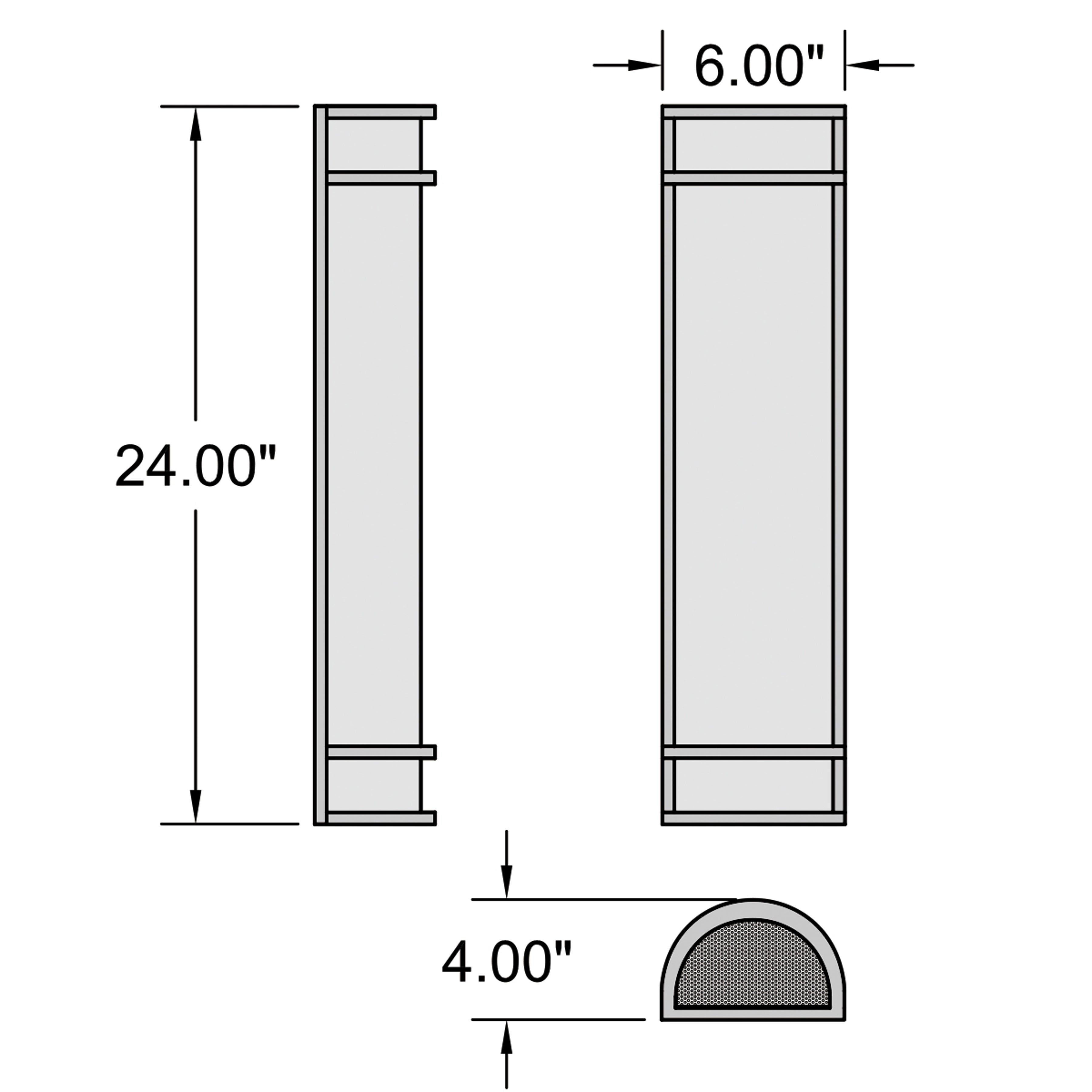 bronze led wall mount