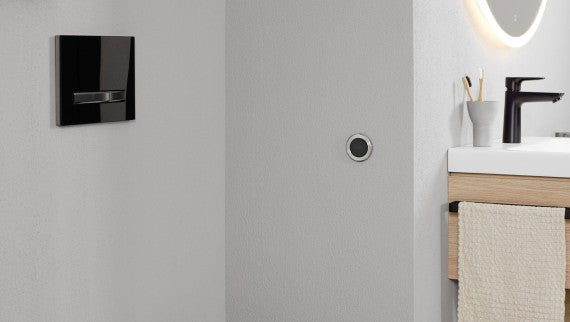 matte black flush control