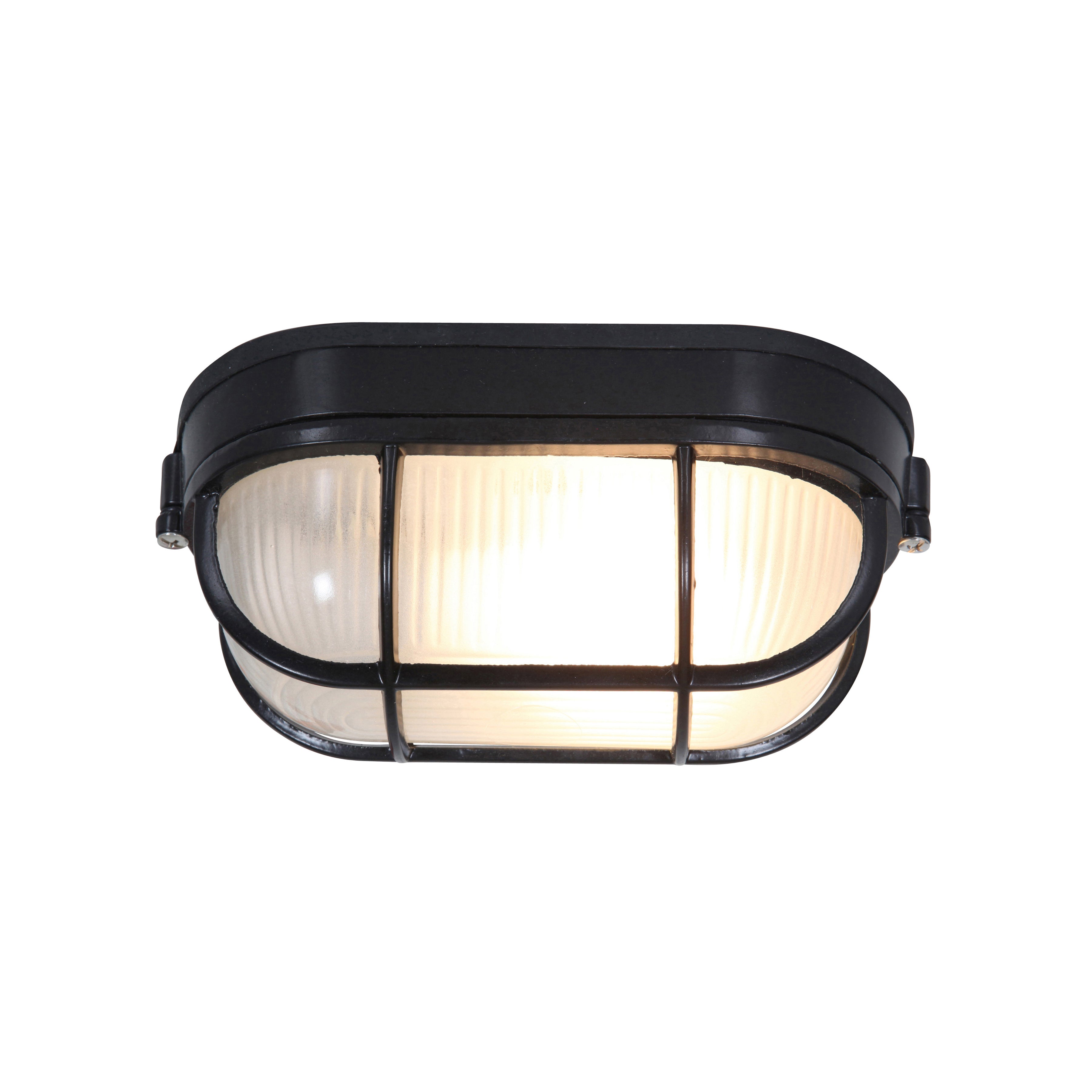 black outdoor bulkhead
