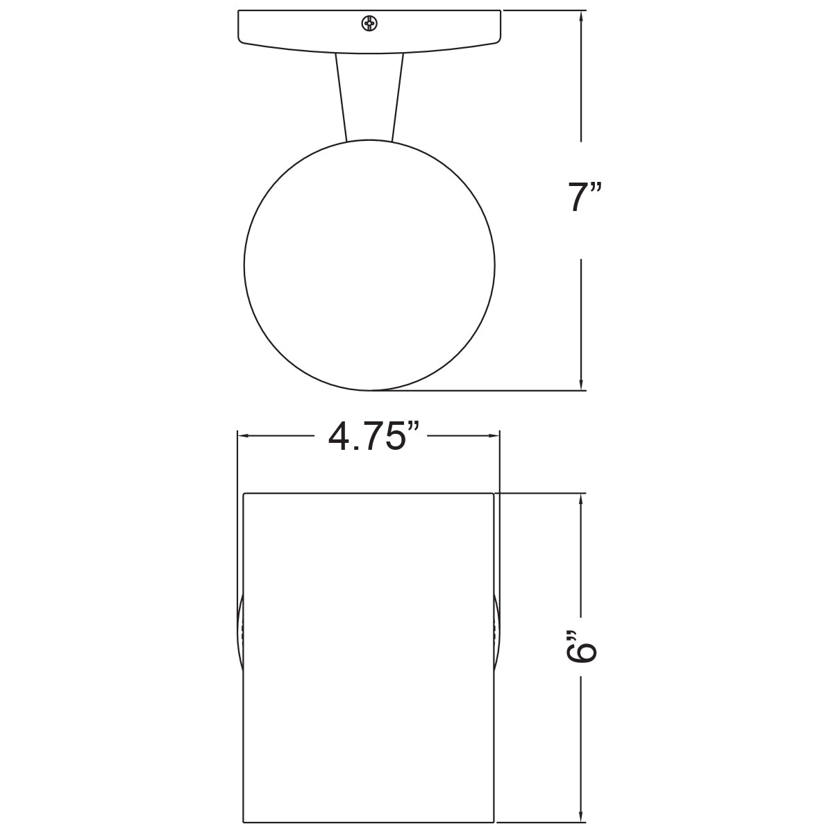 black outdoor wallmount