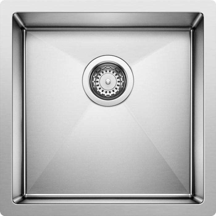 satin polish stainless steel sink