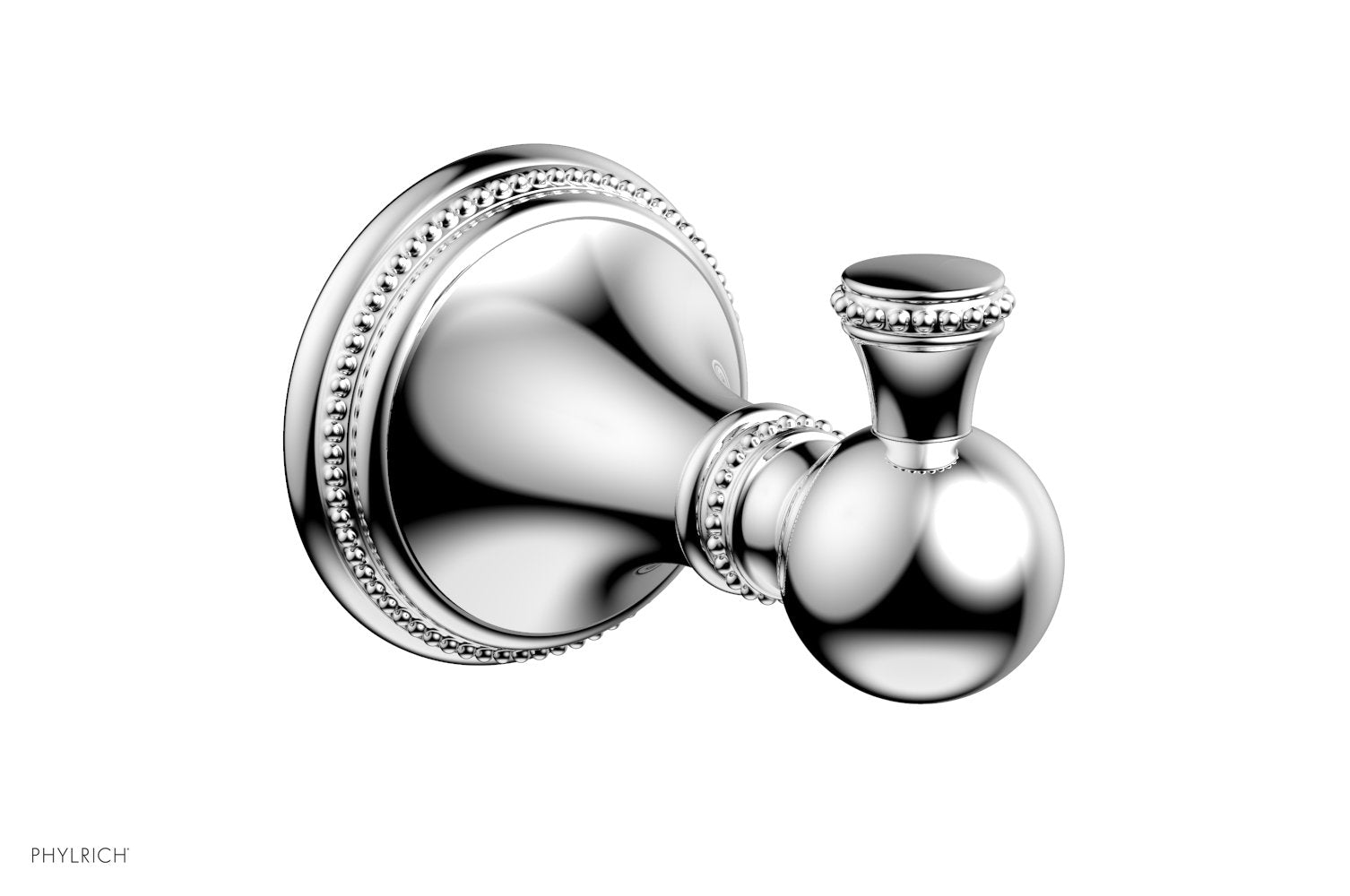 polished chrome robe hook