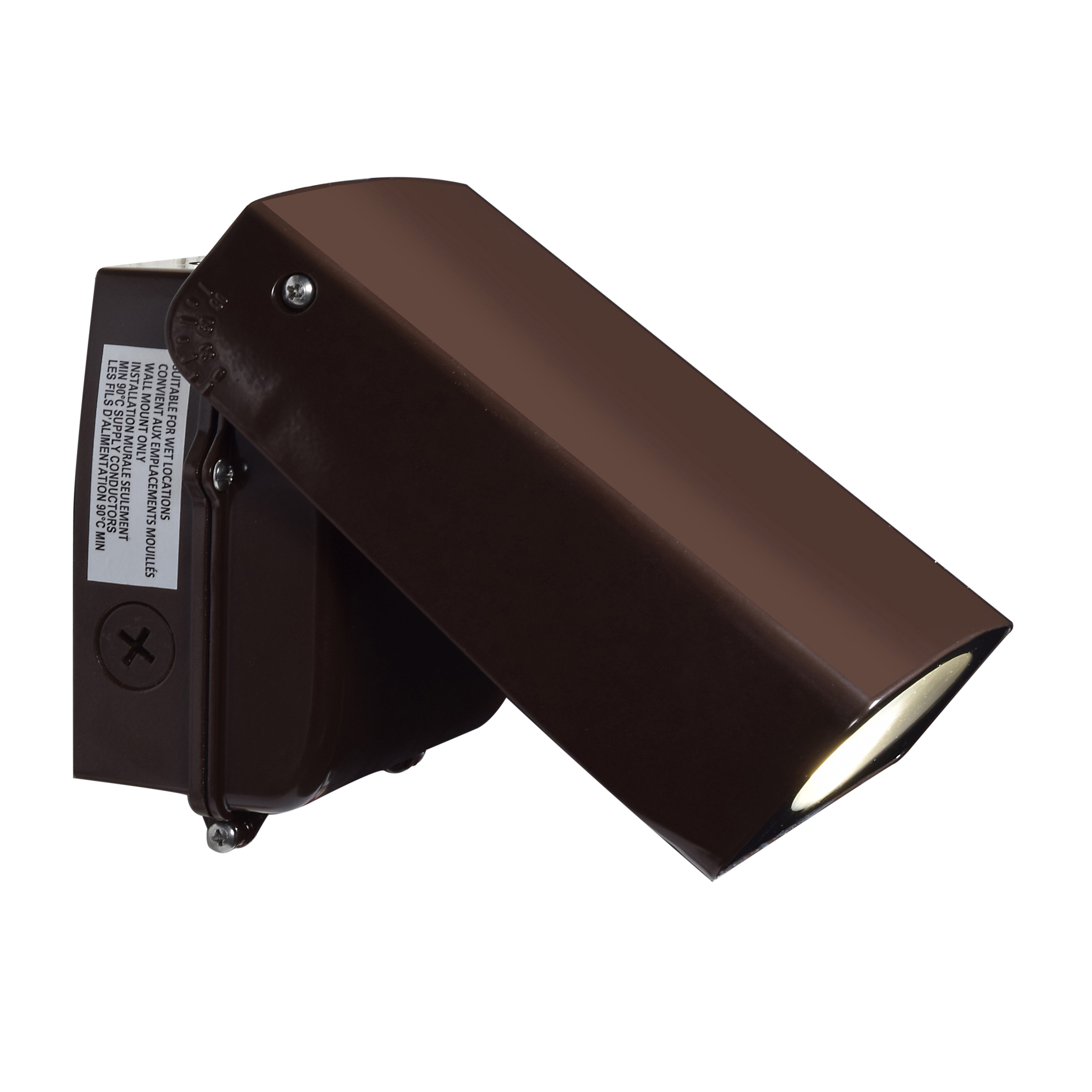 bronze adjustable led wall mount
