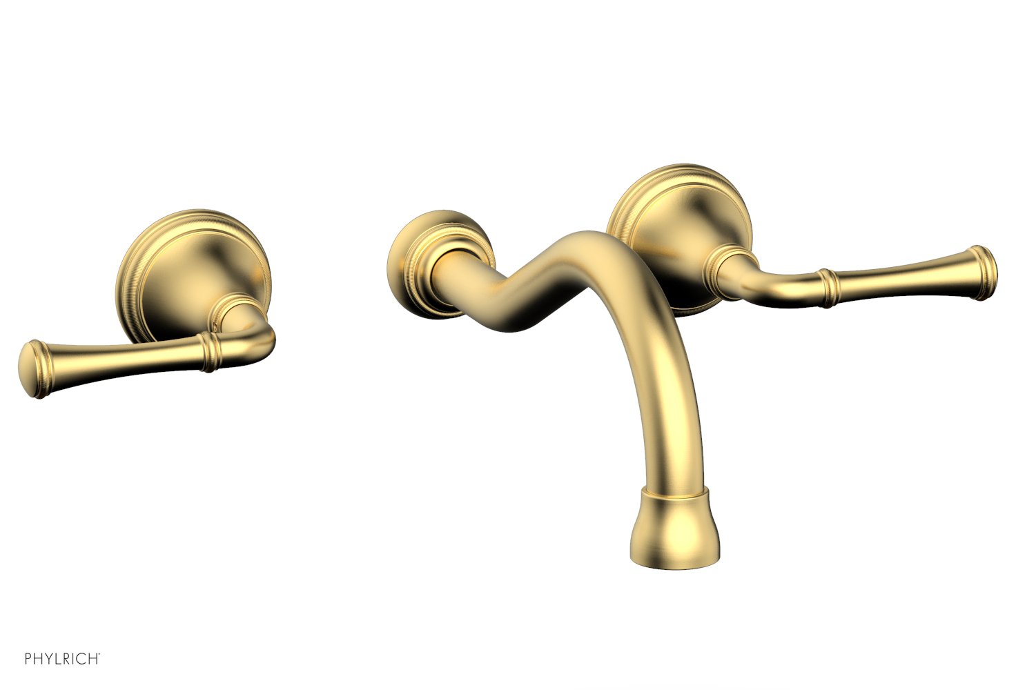Phylrich COINED Wall Tub Set - Lever Handles