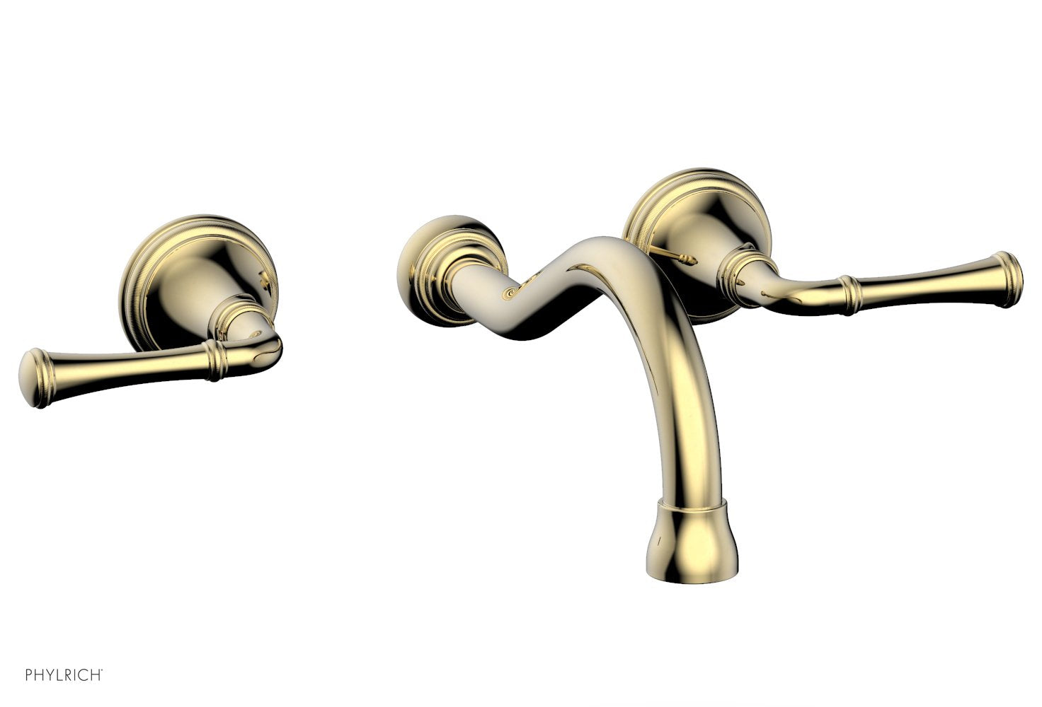 Phylrich COINED Wall Tub Set - Lever Handles