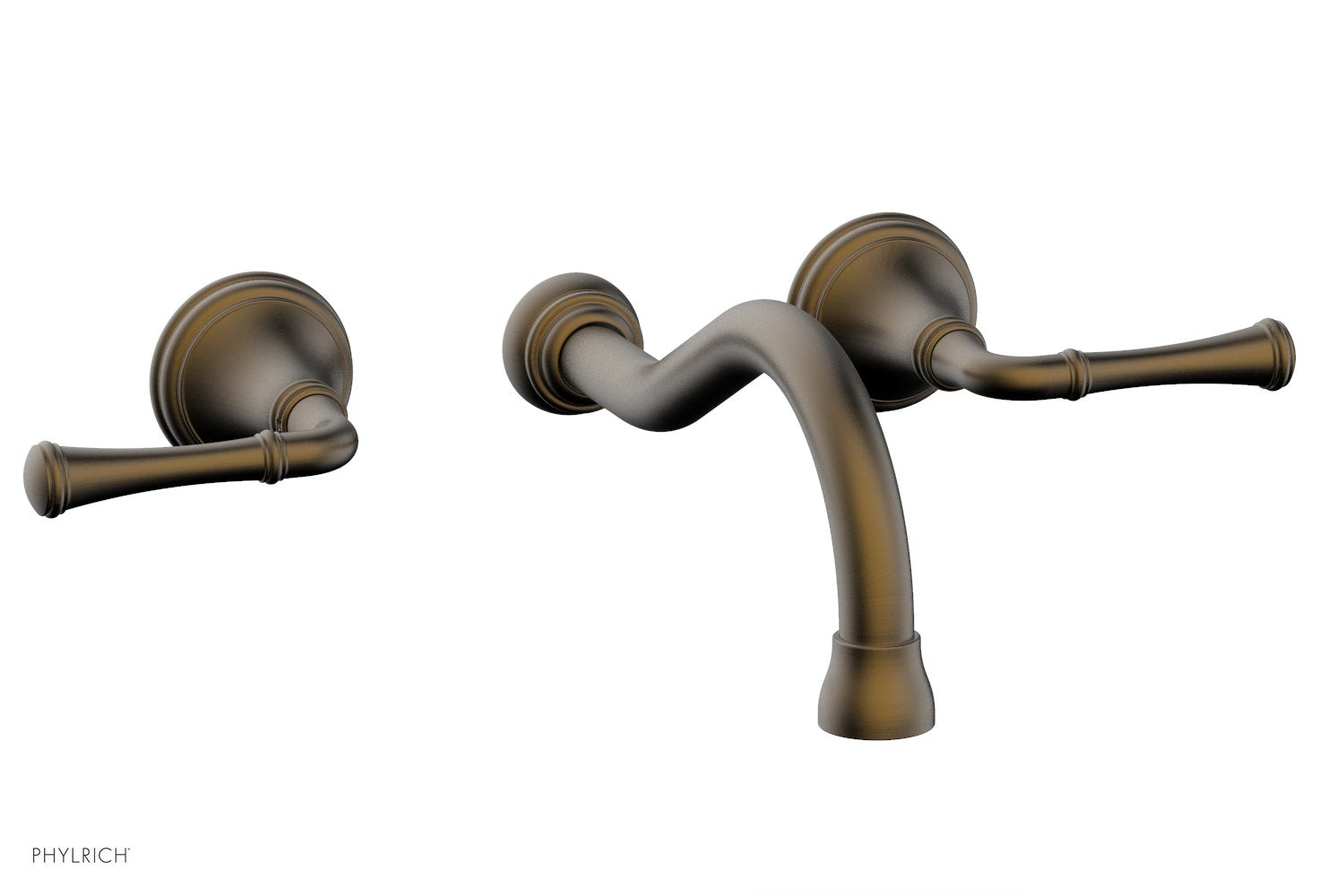 Phylrich COINED Wall Tub Set - Lever Handles