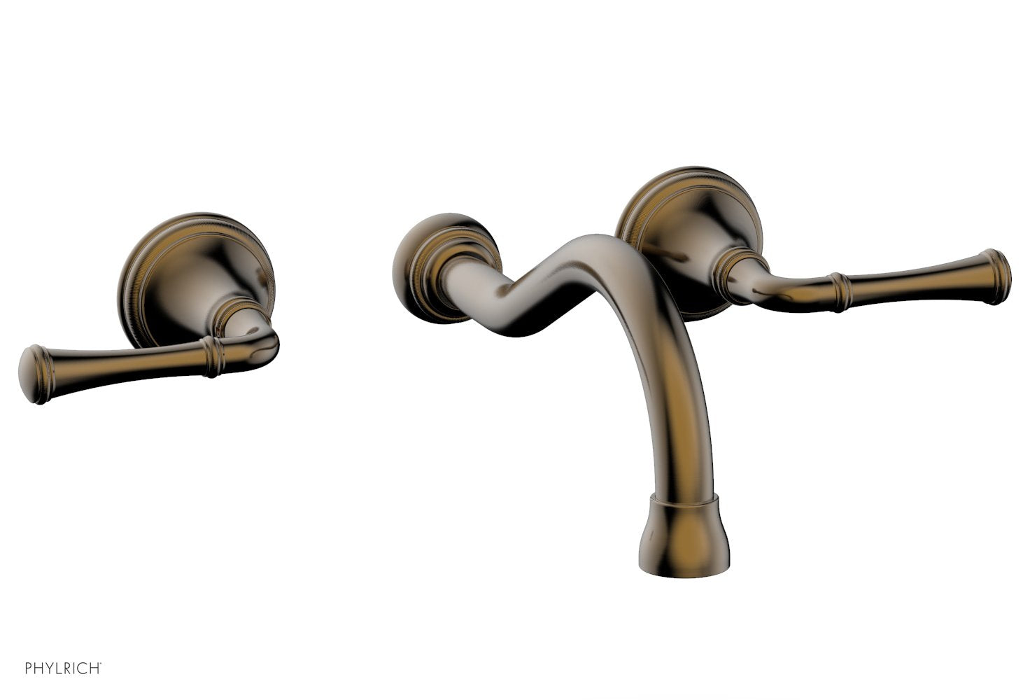 Phylrich COINED Wall Tub Set - Lever Handles