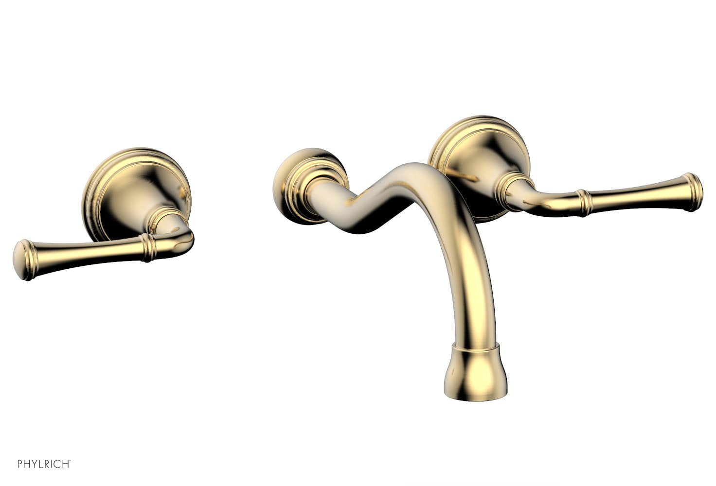 Phylrich COINED Wall Tub Set - Lever Handles