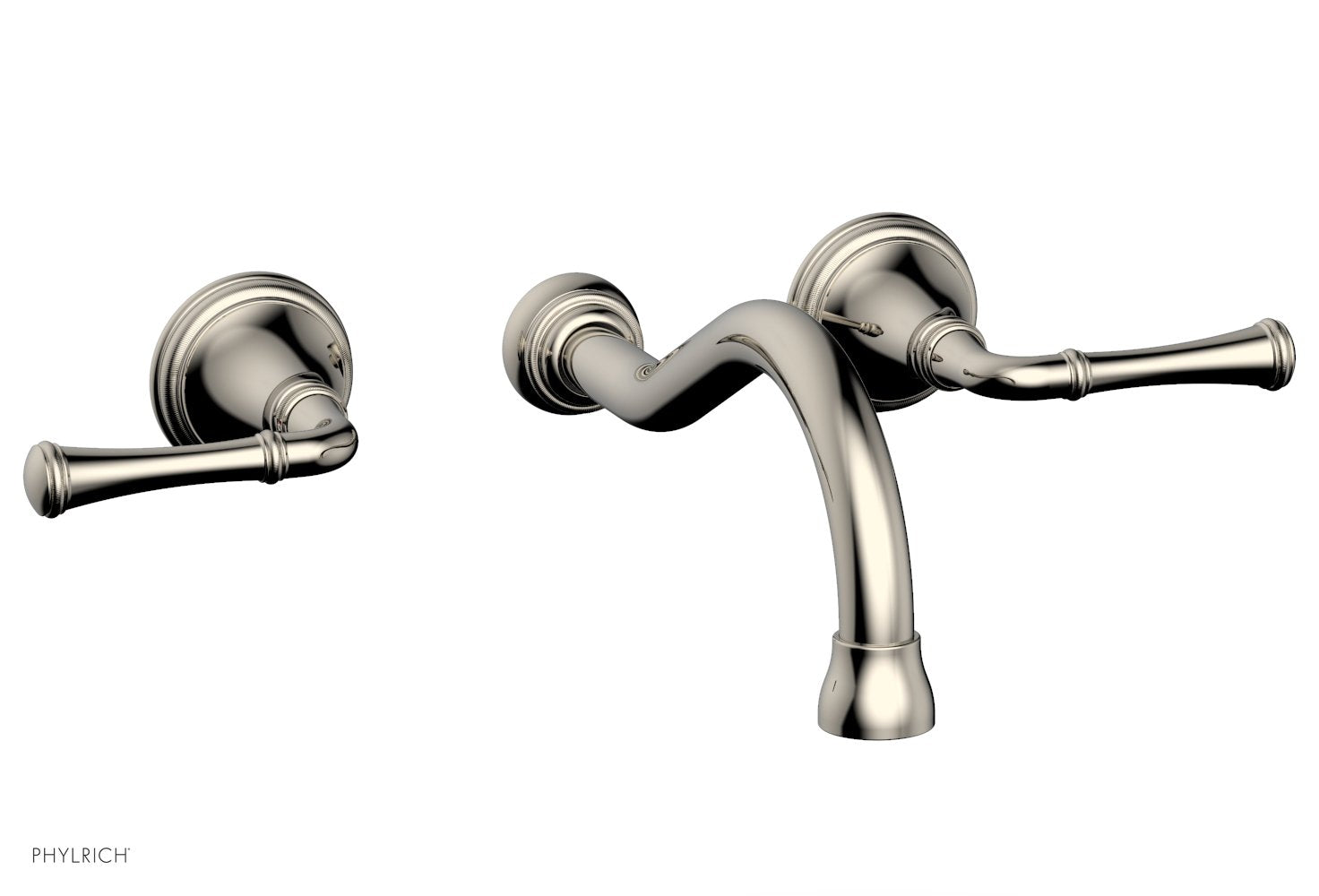 Phylrich COINED Wall Tub Set - Lever Handles