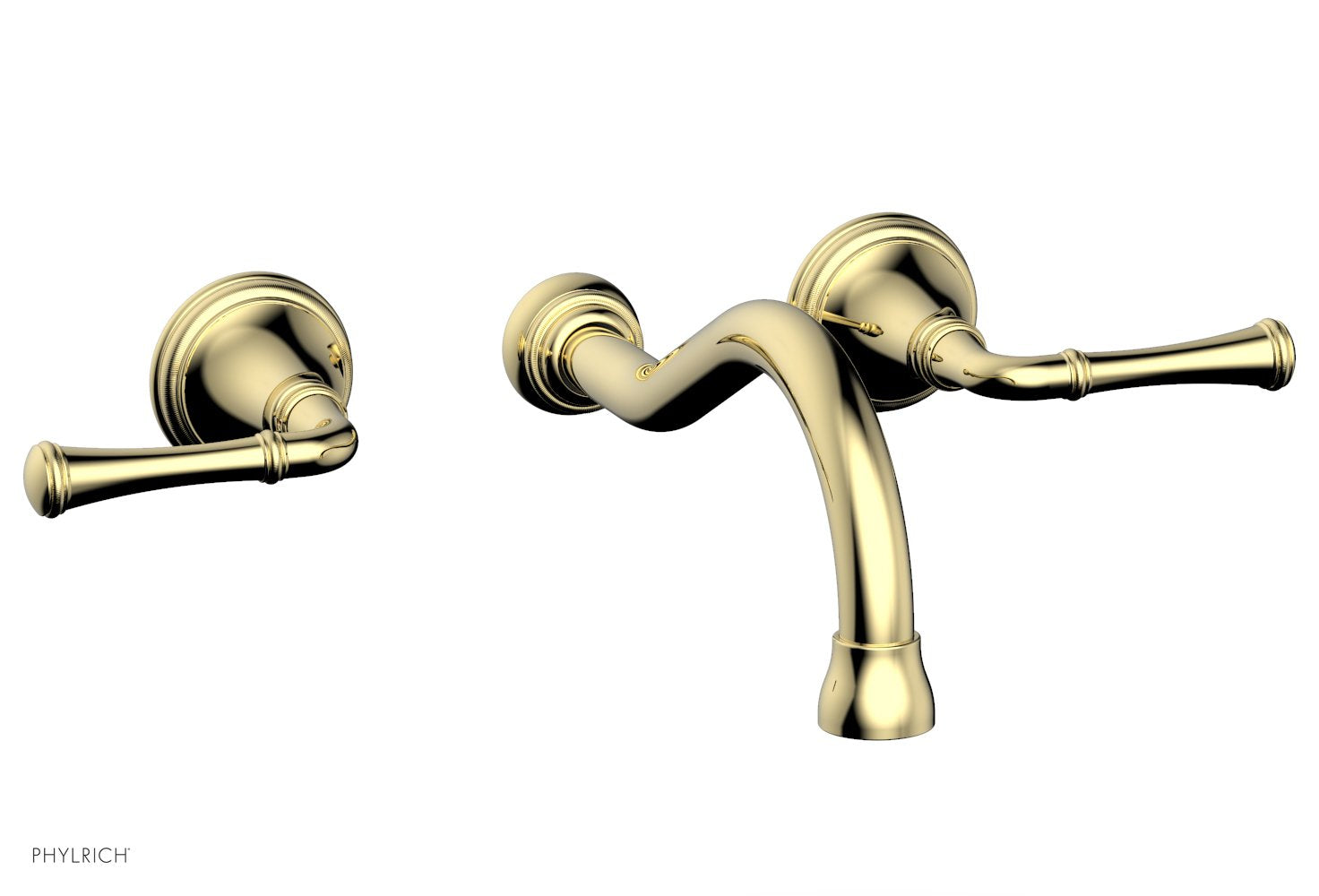 Phylrich COINED Wall Tub Set - Lever Handles