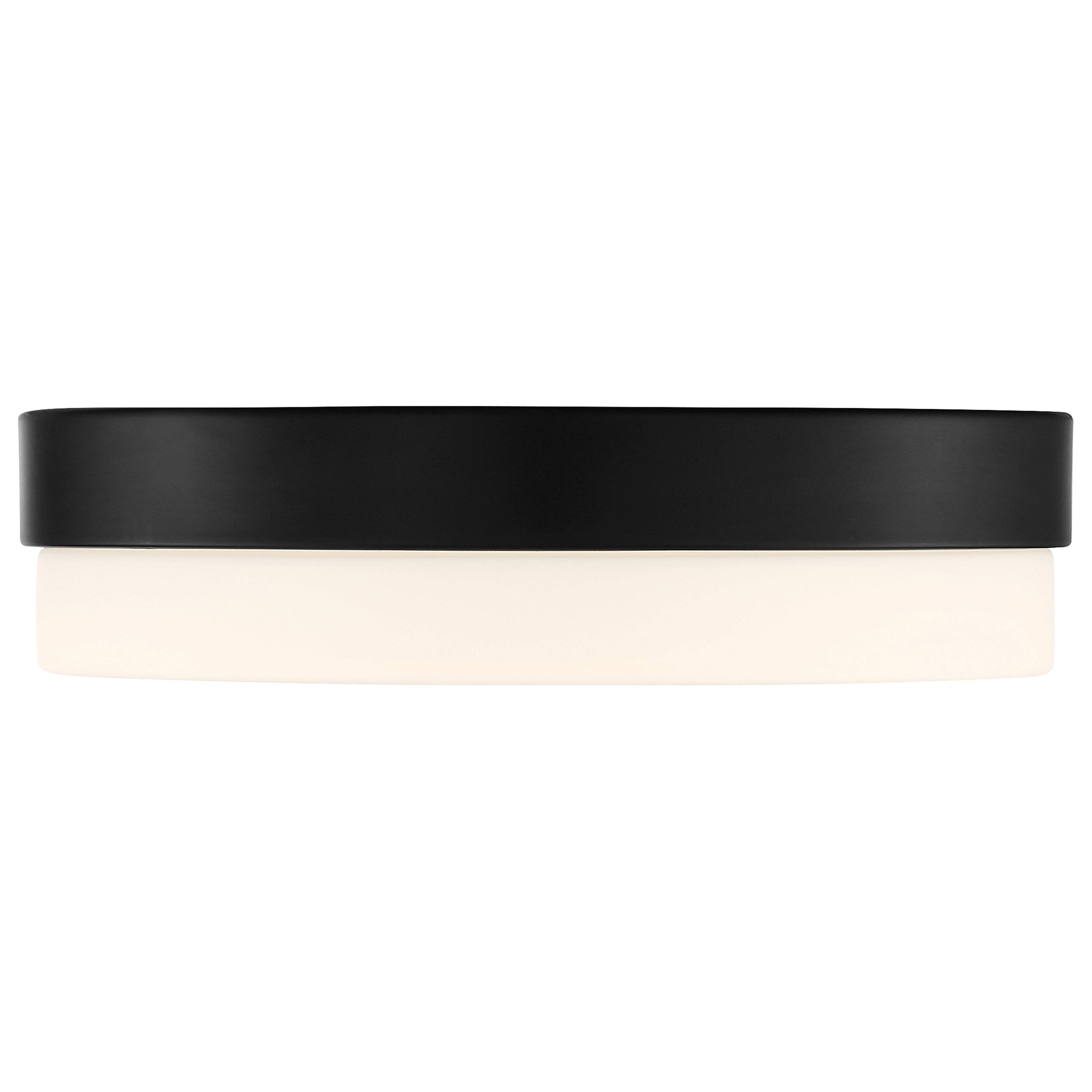 matte black led flush mount