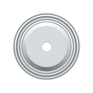 polished chrome base plate