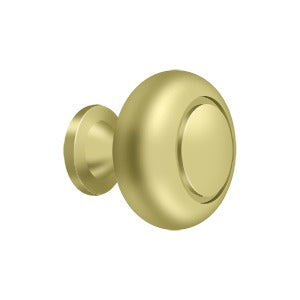 Deltana Round Knob with Groove