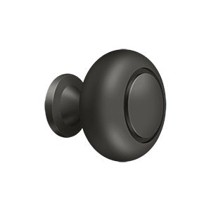 Deltana Round Knob with Groove