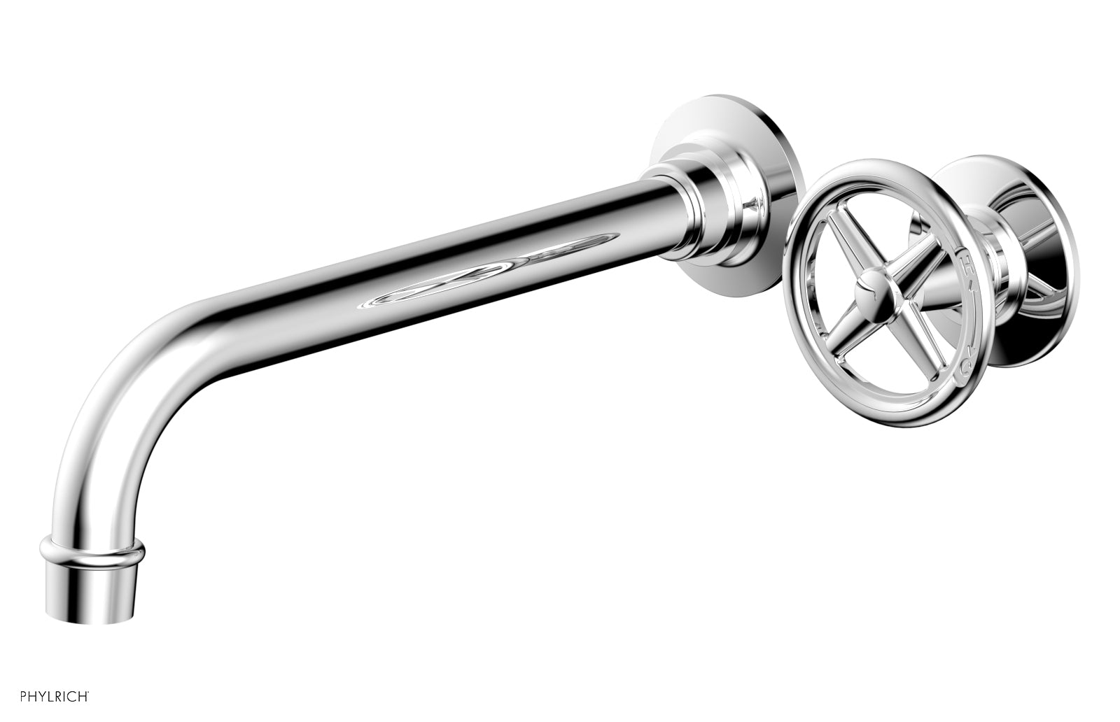 polished chrome lavatory set