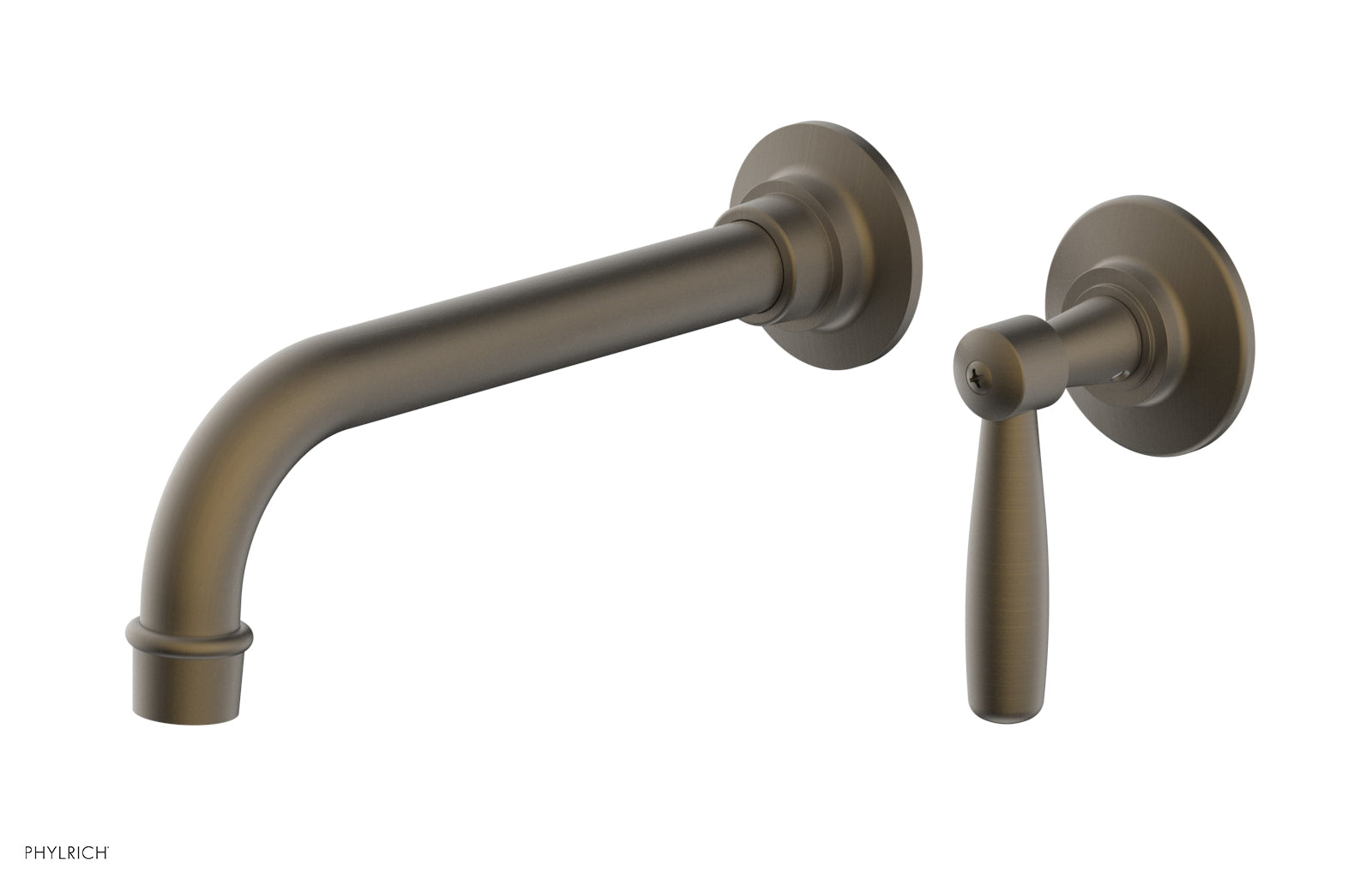 Phylrich WORKS Single Handle Wall Lavatory Set - Lever Handles