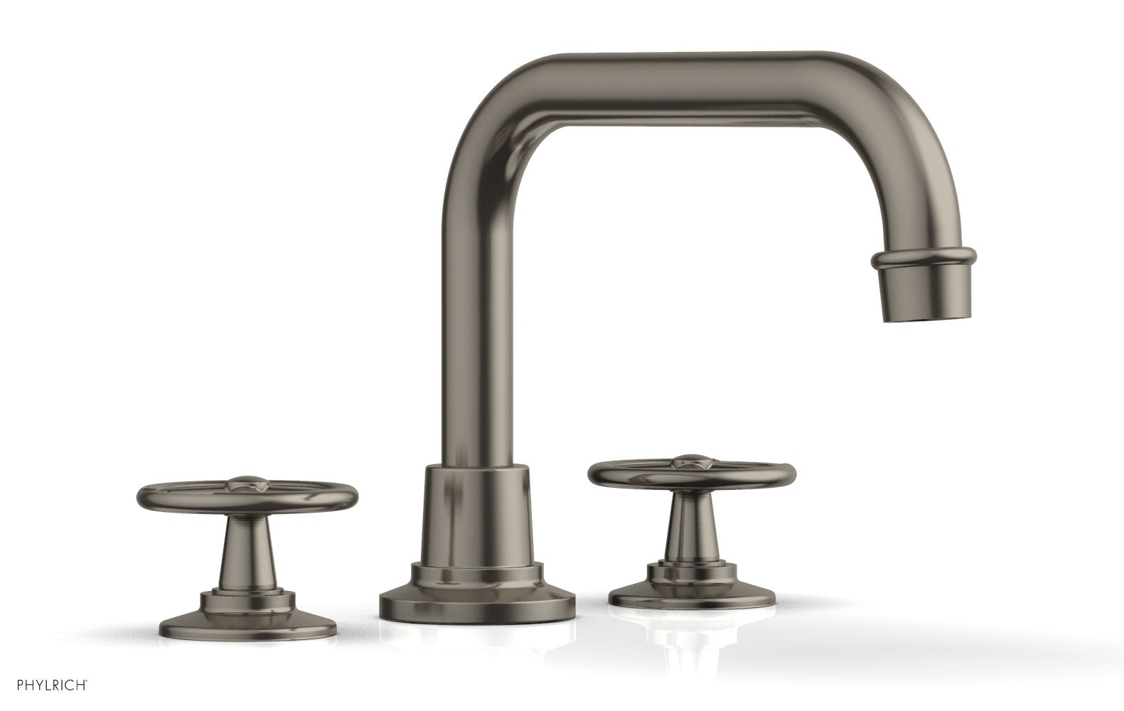 Phylrich WORKS Deck Tub Set - Cross Handles