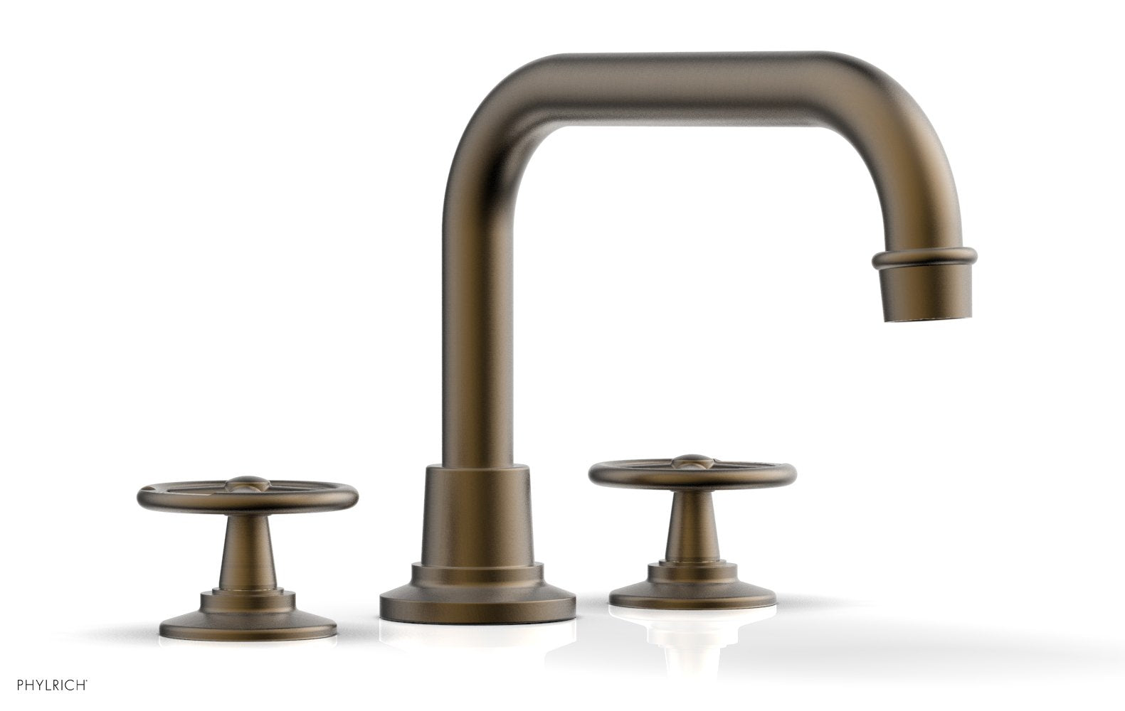 Phylrich WORKS Deck Tub Set - Cross Handles