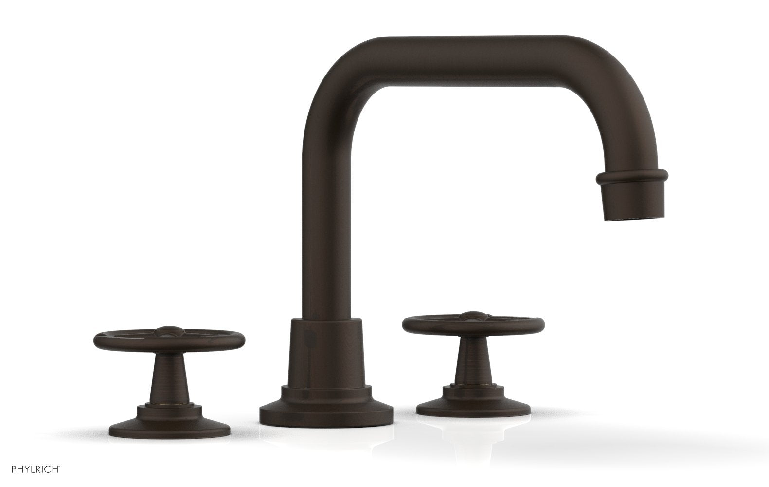 Phylrich WORKS Deck Tub Set - Cross Handles